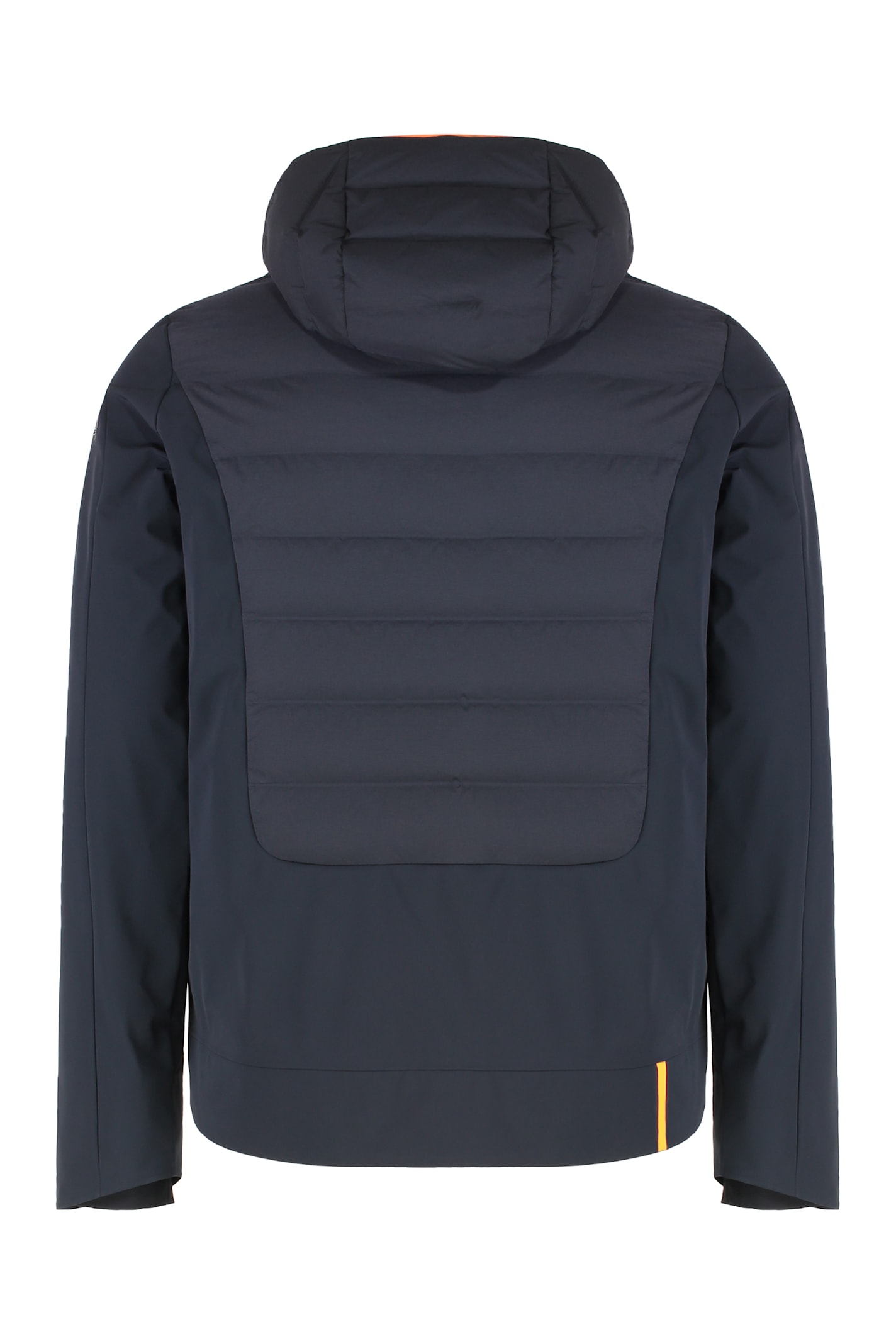 Shop Rrd - Roberto Ricci Design Summer Hooded Short Down Jacket In Blue