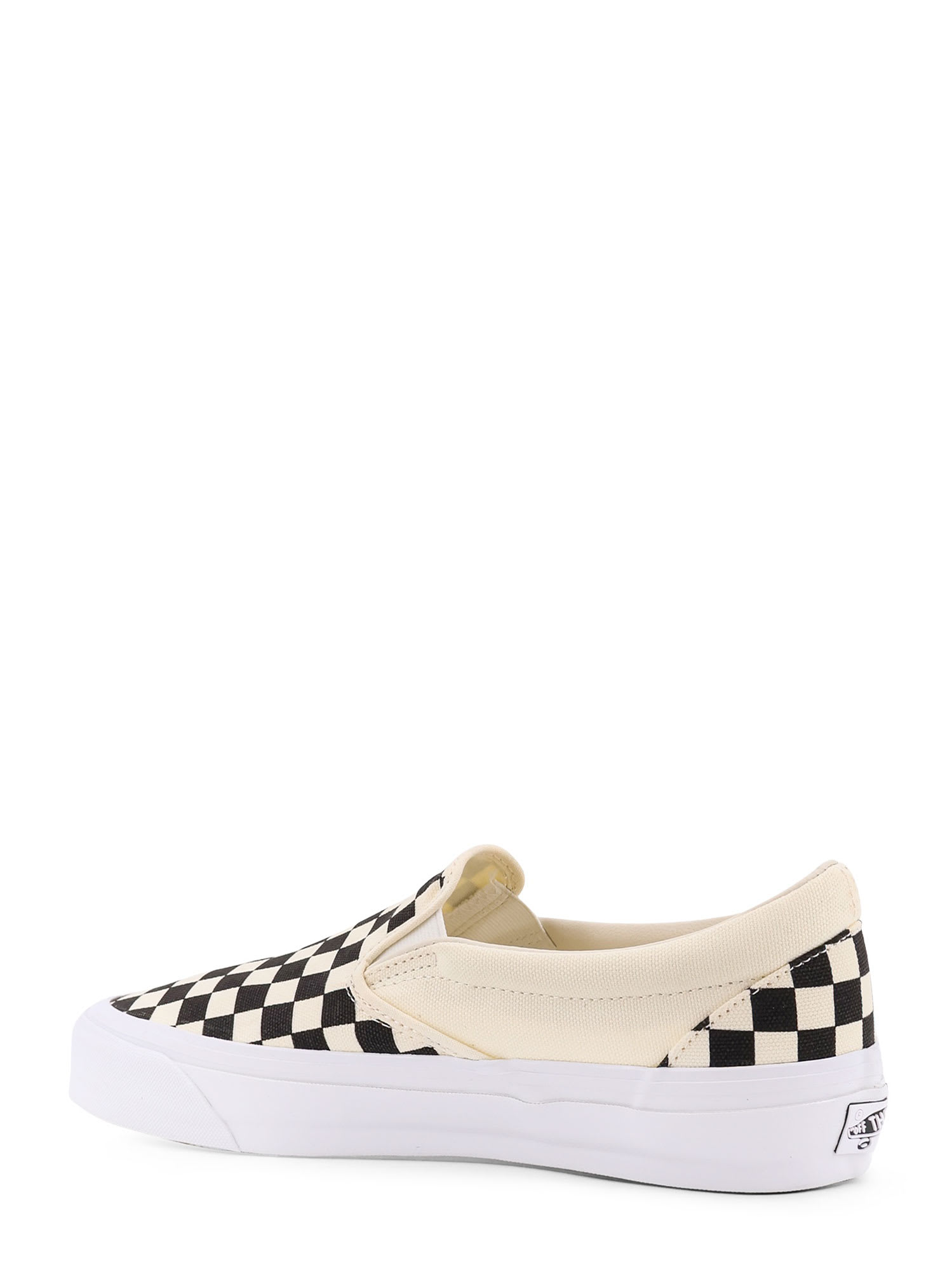 Vans Sneakers Lx Slip-on Reissue 98 Black/offwhite In Sand