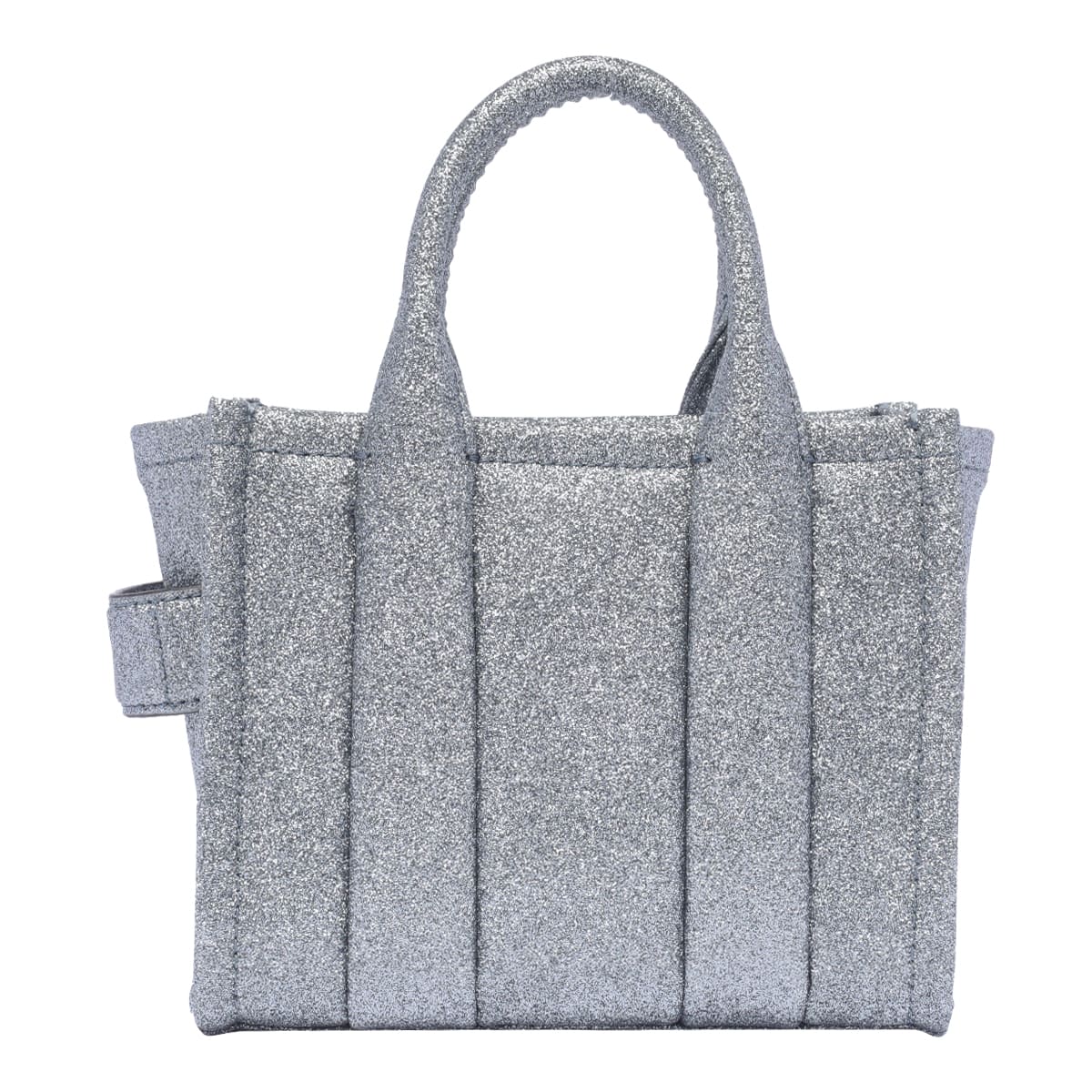 Shop Marc Jacobs The Mini Tote Bag In Silver