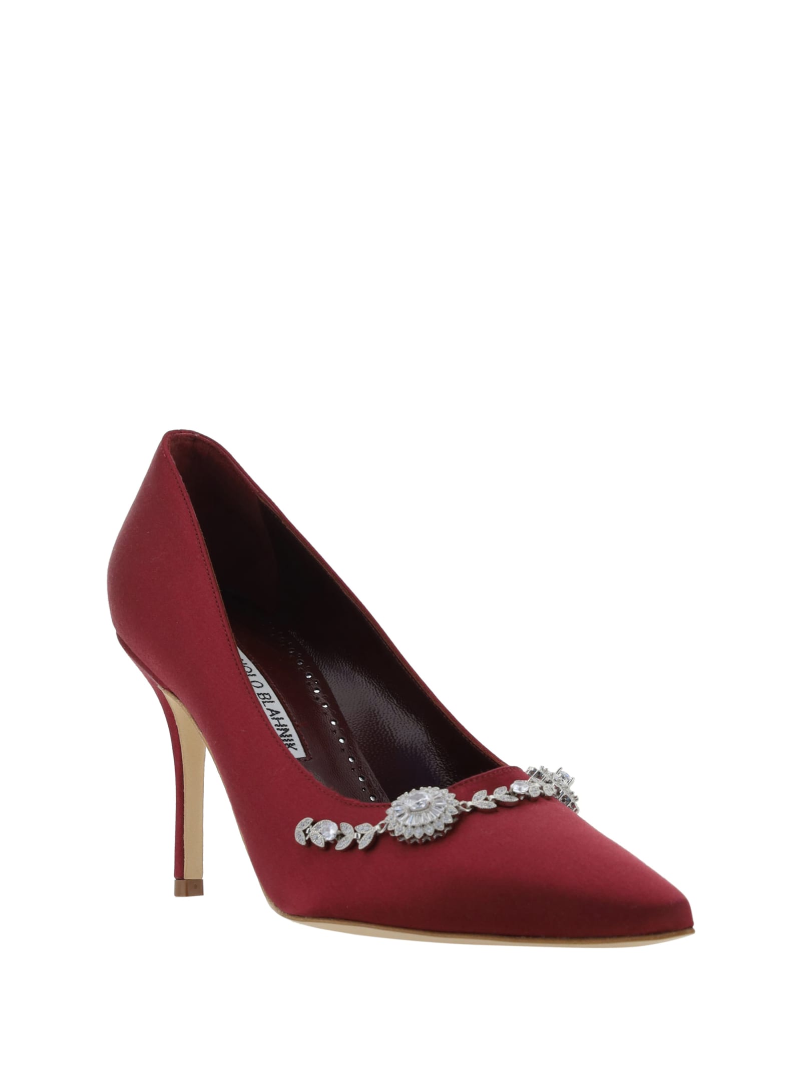 Shop Manolo Blahnik Lamik Pumps In Dred