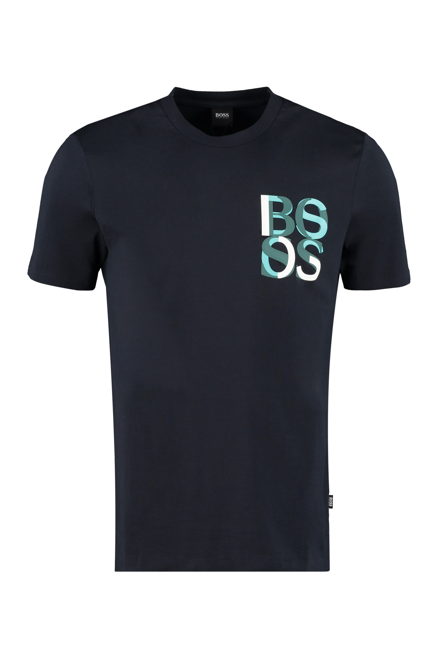 Hugo Boss Printed Cotton T-shirt