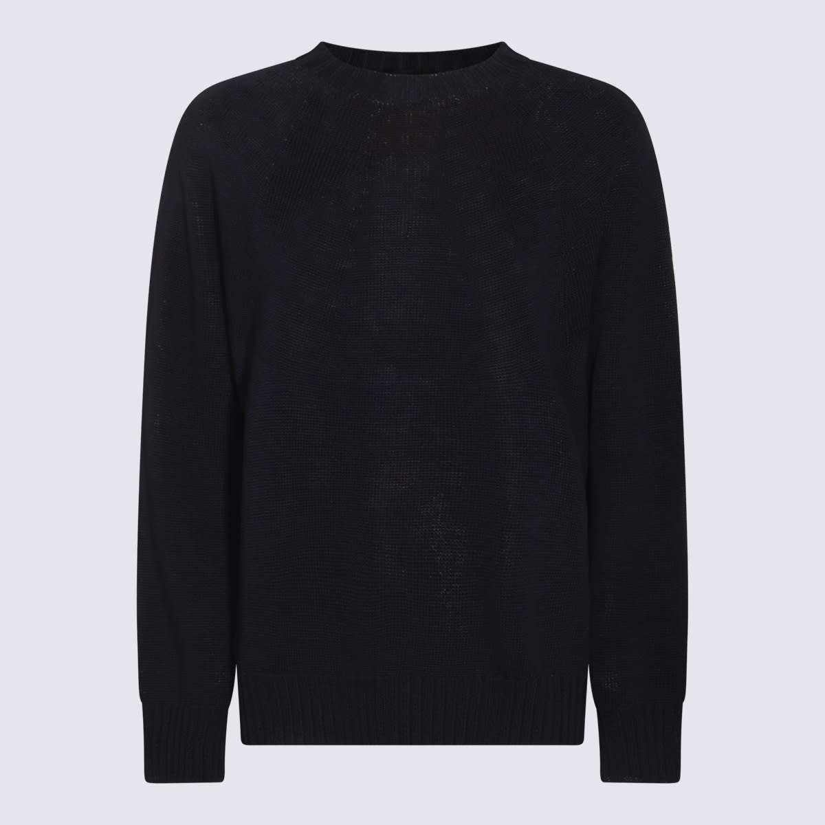 Dark Blue Cotton Knitwear