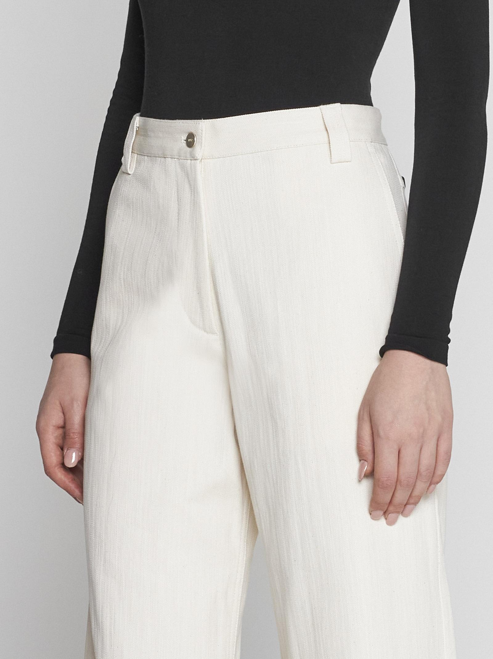 Shop Moncler Genius Flared Cropped Jeans In White