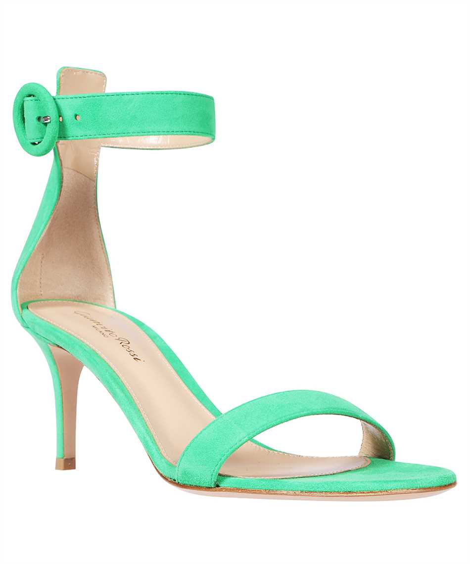 Gianvito Rossi 70mm Portofino Buckle-ankle-strap Sandals In Green