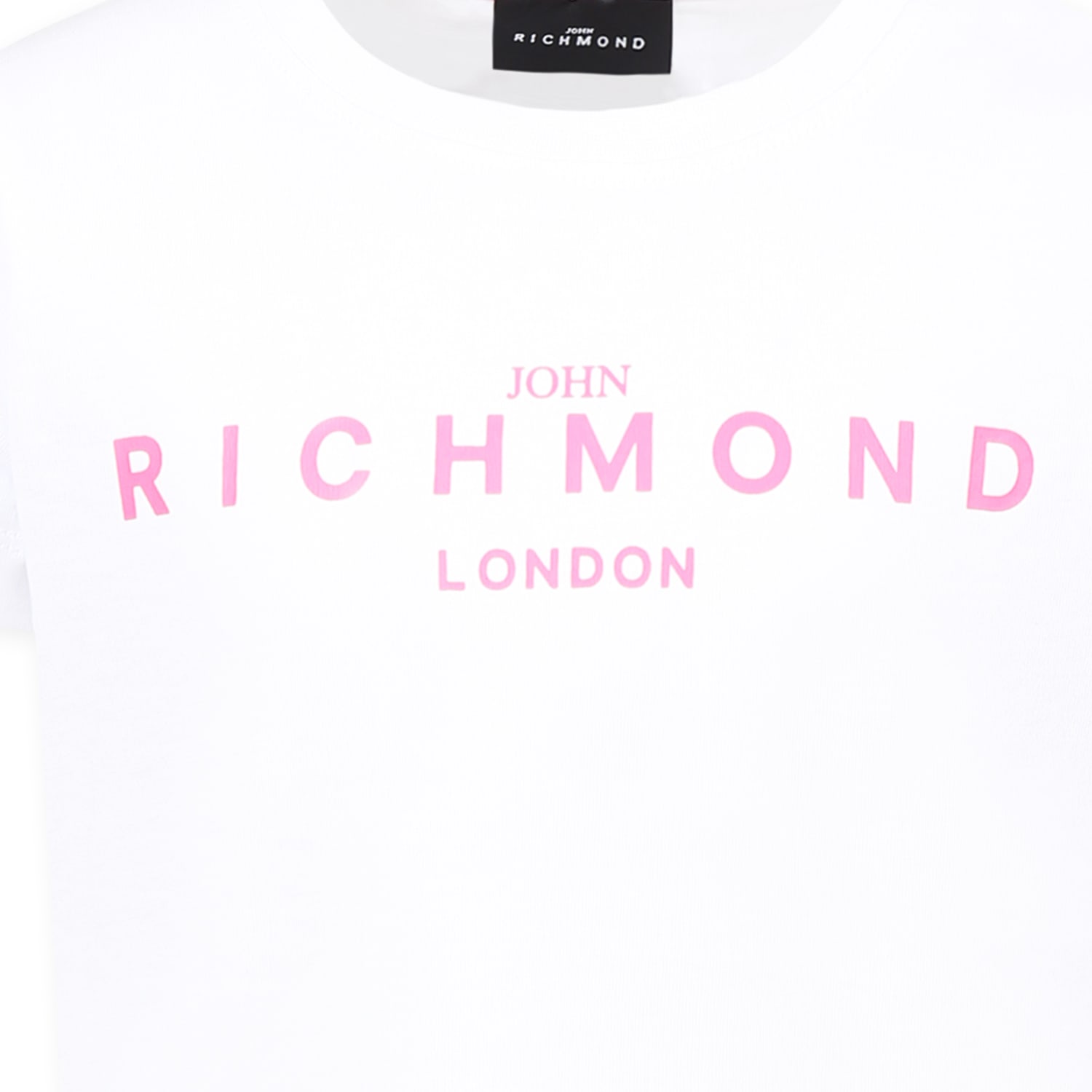 Richmond White T-shirt For Girl With Logo In White