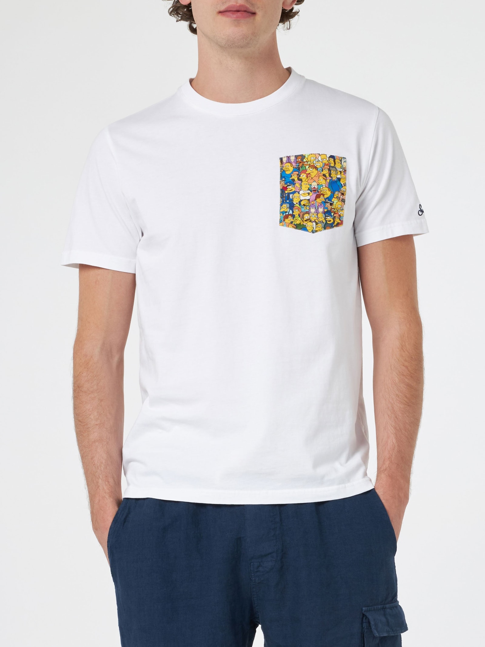 Mc2 Saint Barth T-shirt  Men Color White In White