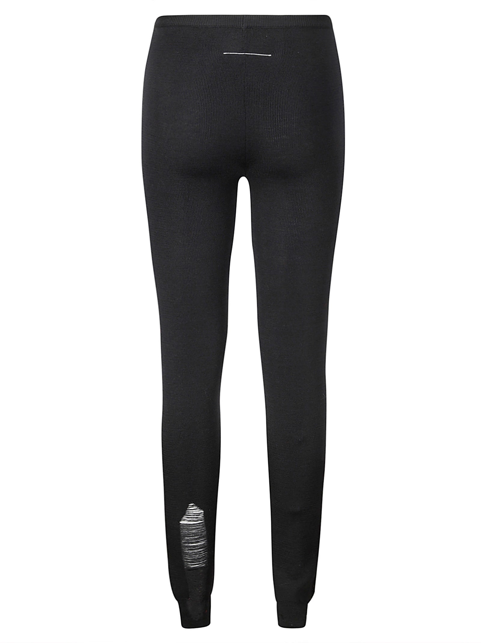 Mm6 Maison Margiela Mm6 By Maison Margiela Elastic Waist Leggings Trousers In Black
