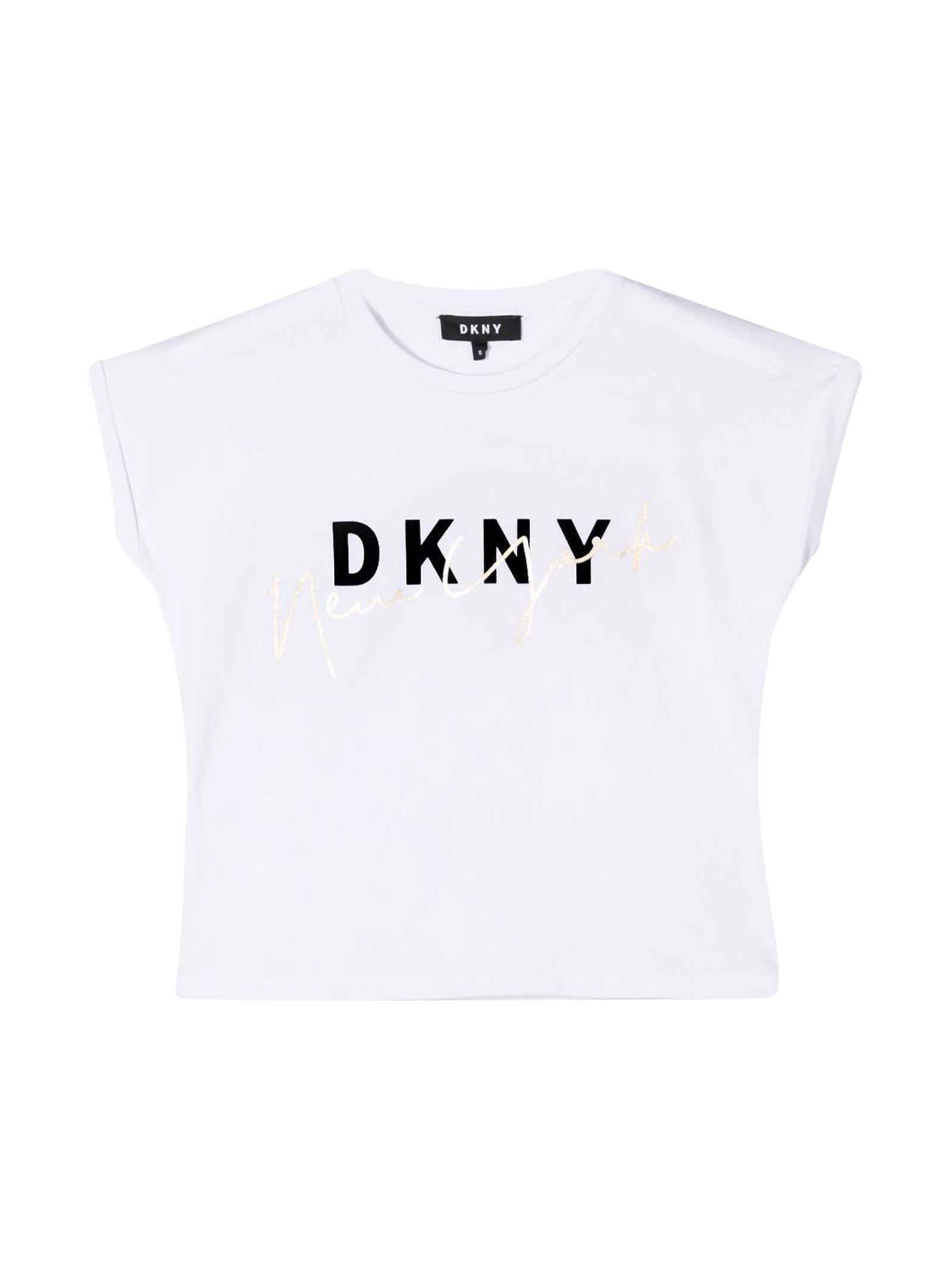 DKNY White T-shirt Unisex