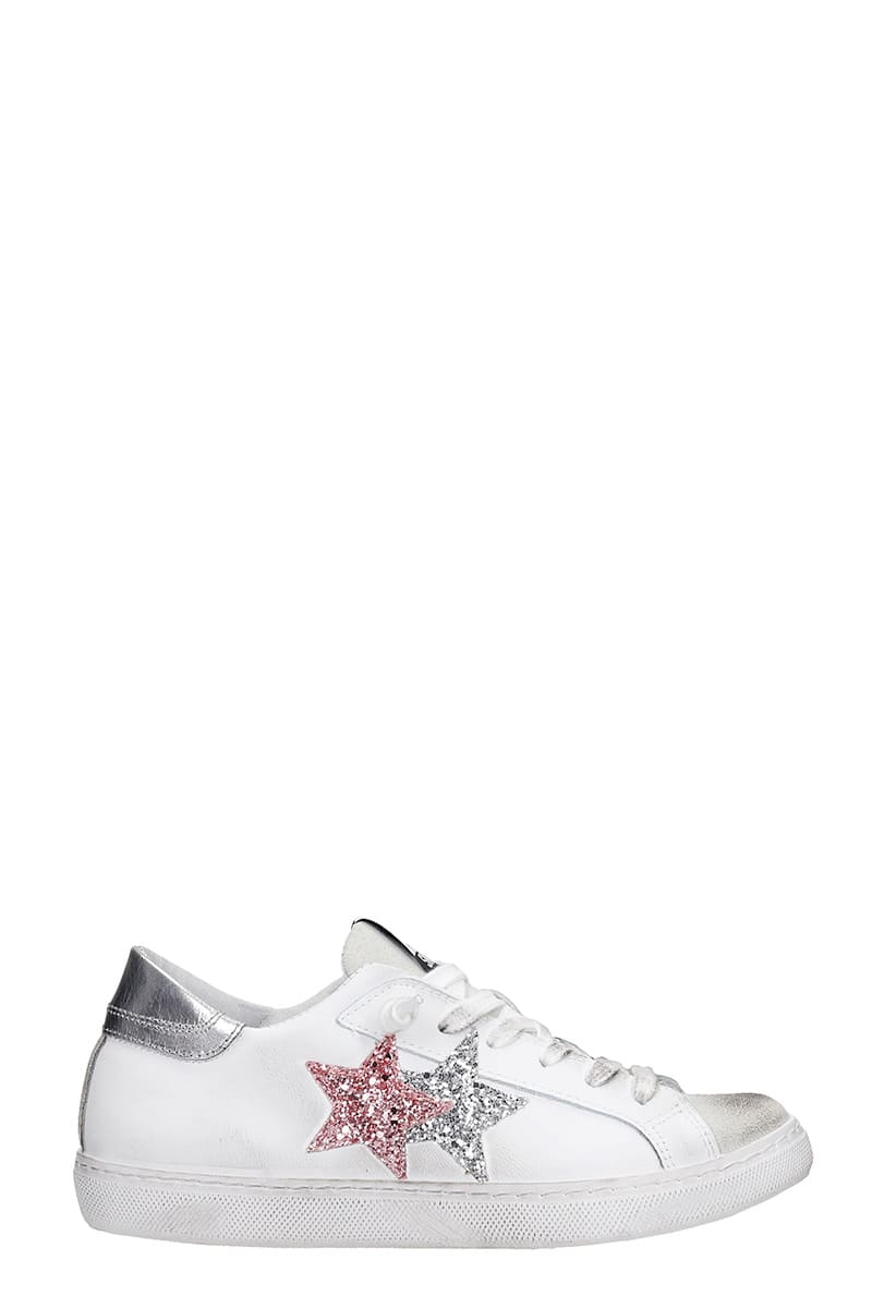 2star Sneakers In White Leather