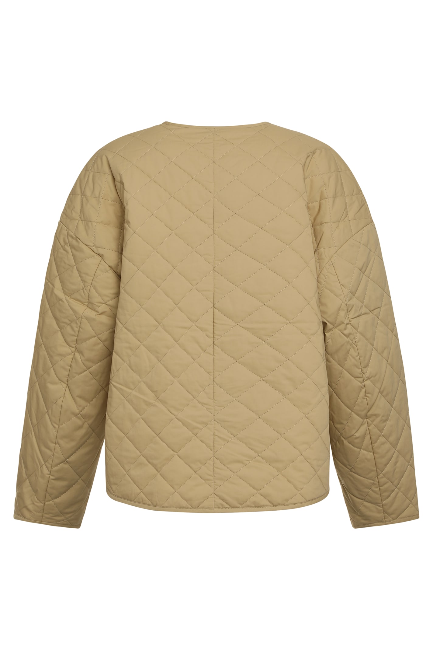Totême Toteme Women Beige Organic Cotton Quilted Jacket