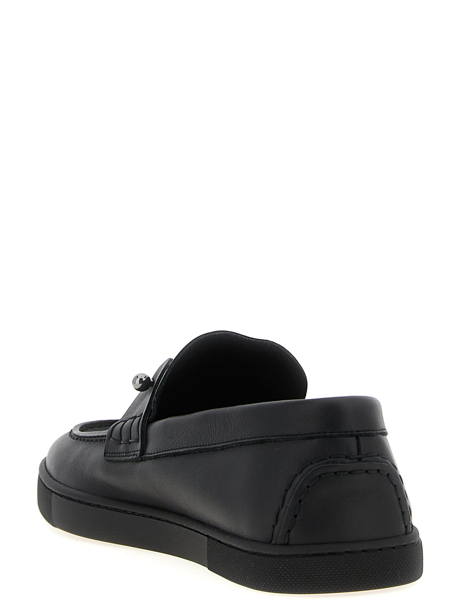 Christian Louboutin Chambeliboat Loafers In Black