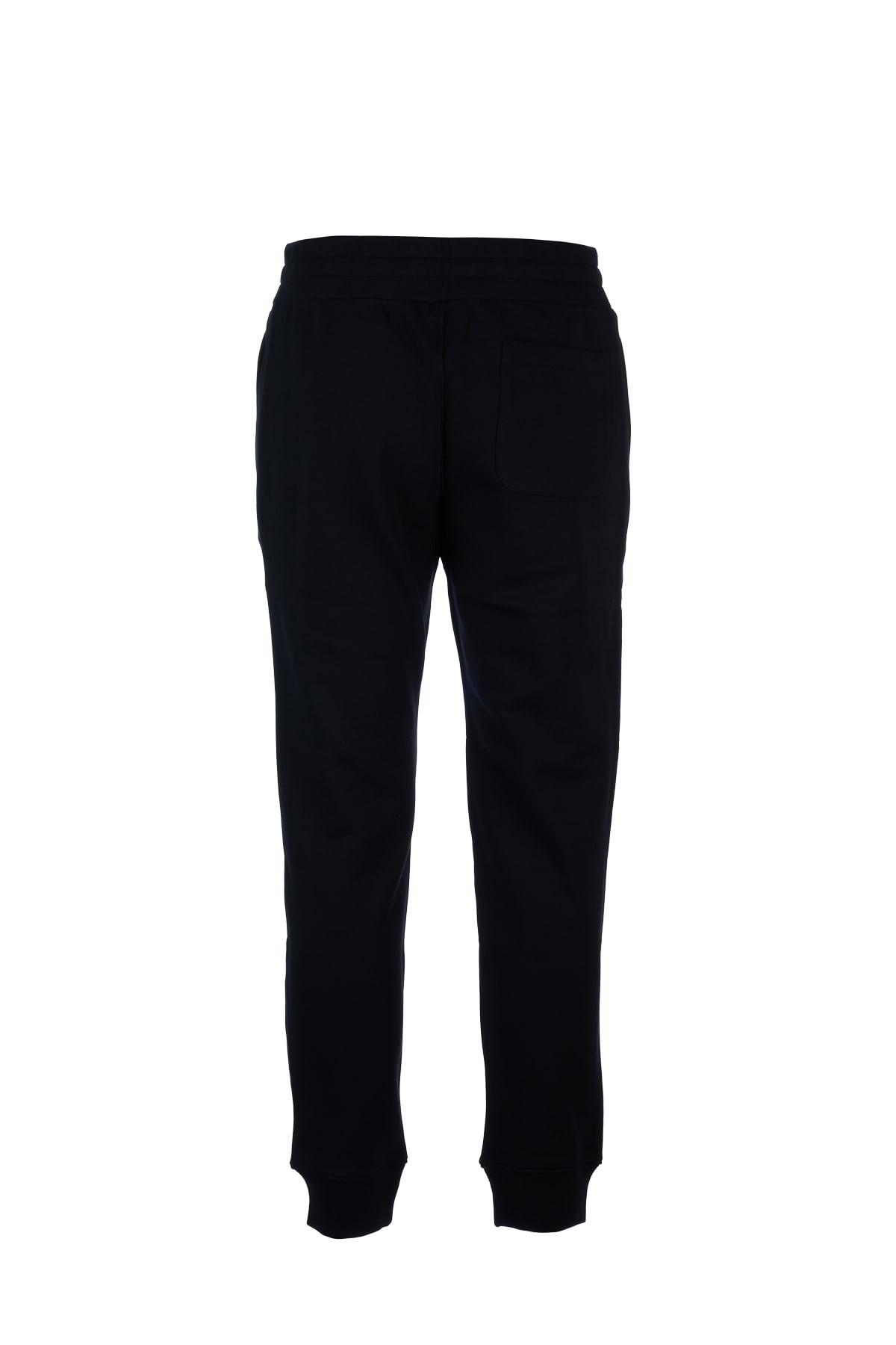 Shop Moschino Pantaloni In Fantasia Nero