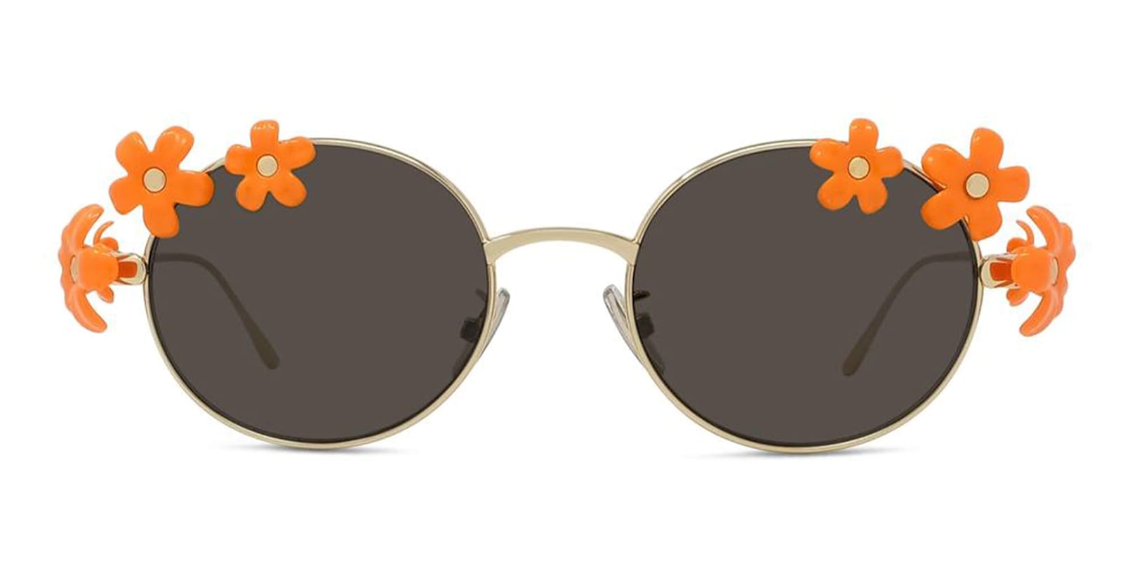 Loewe Signature Lw40173u - Gold / Orange Sunglasses In Gold