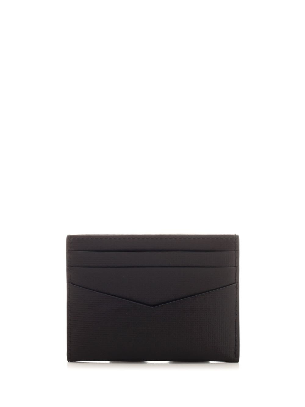 Givenchy Textured Leather Card Holder In Black