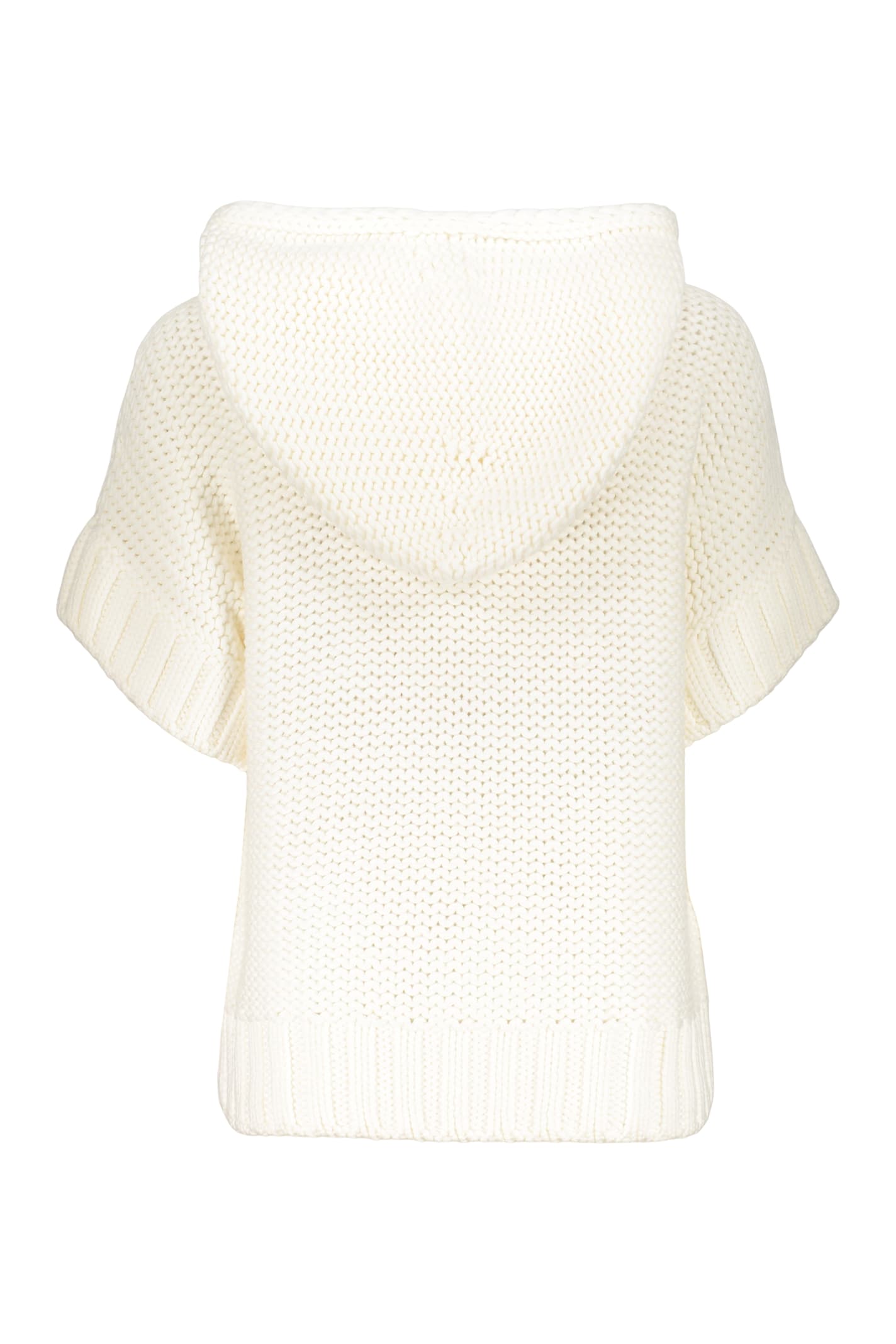 Fabiana Filippi Virgin Wool Sweater In White