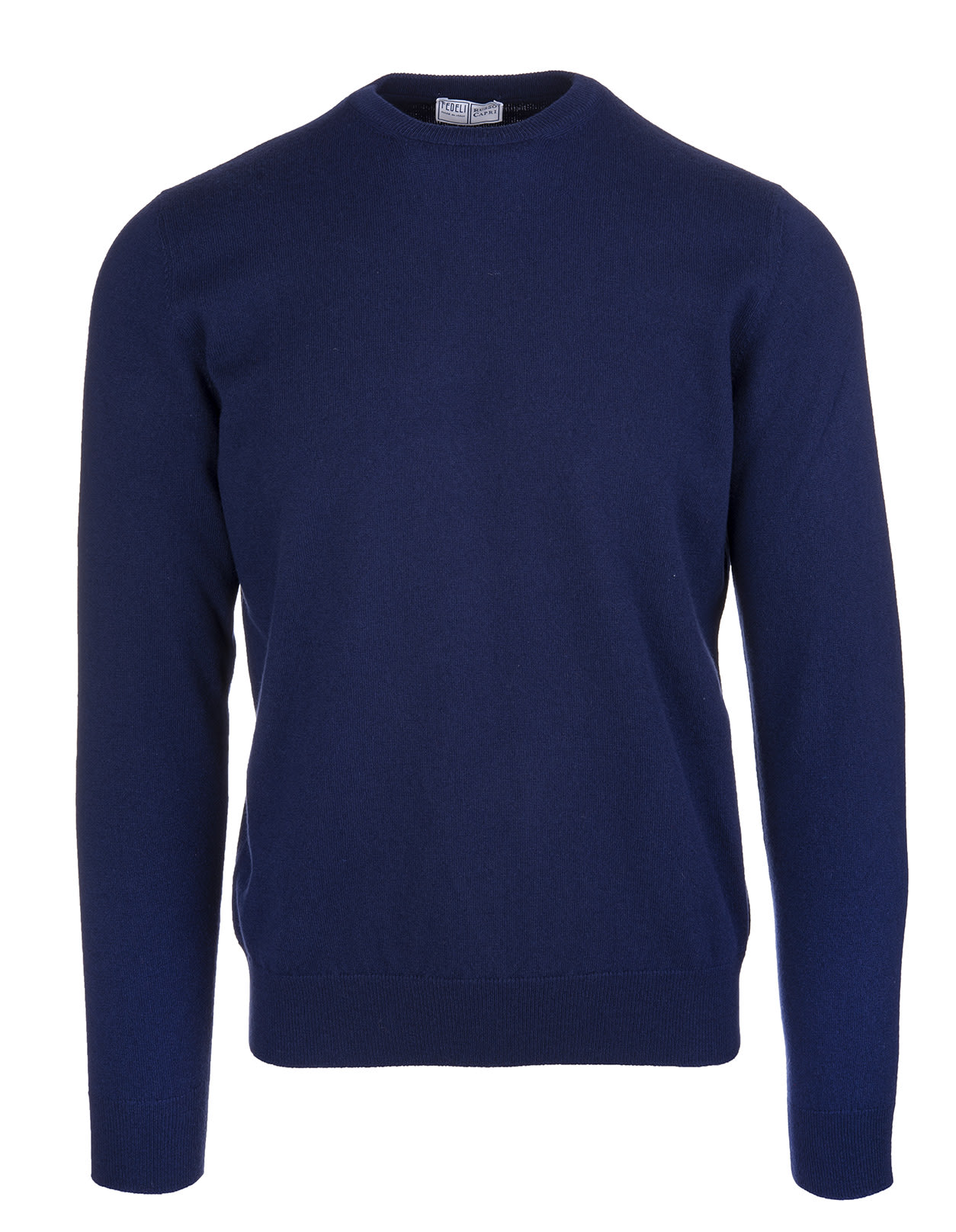 FEDELI NIGHT BLUE ARG VINTAGE PULLOVER