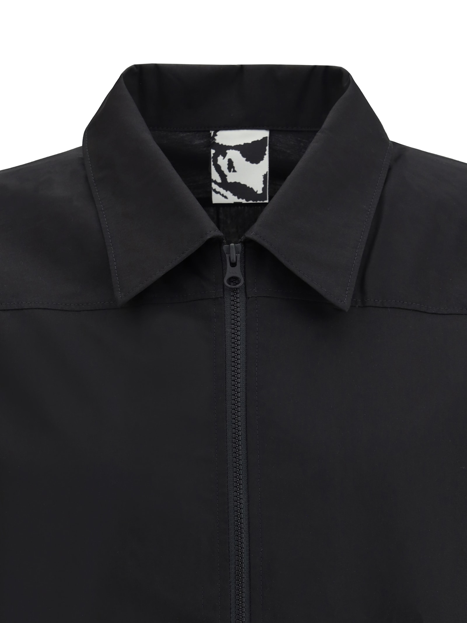 Gr10k Collared Shirt With Zipper And Pockets