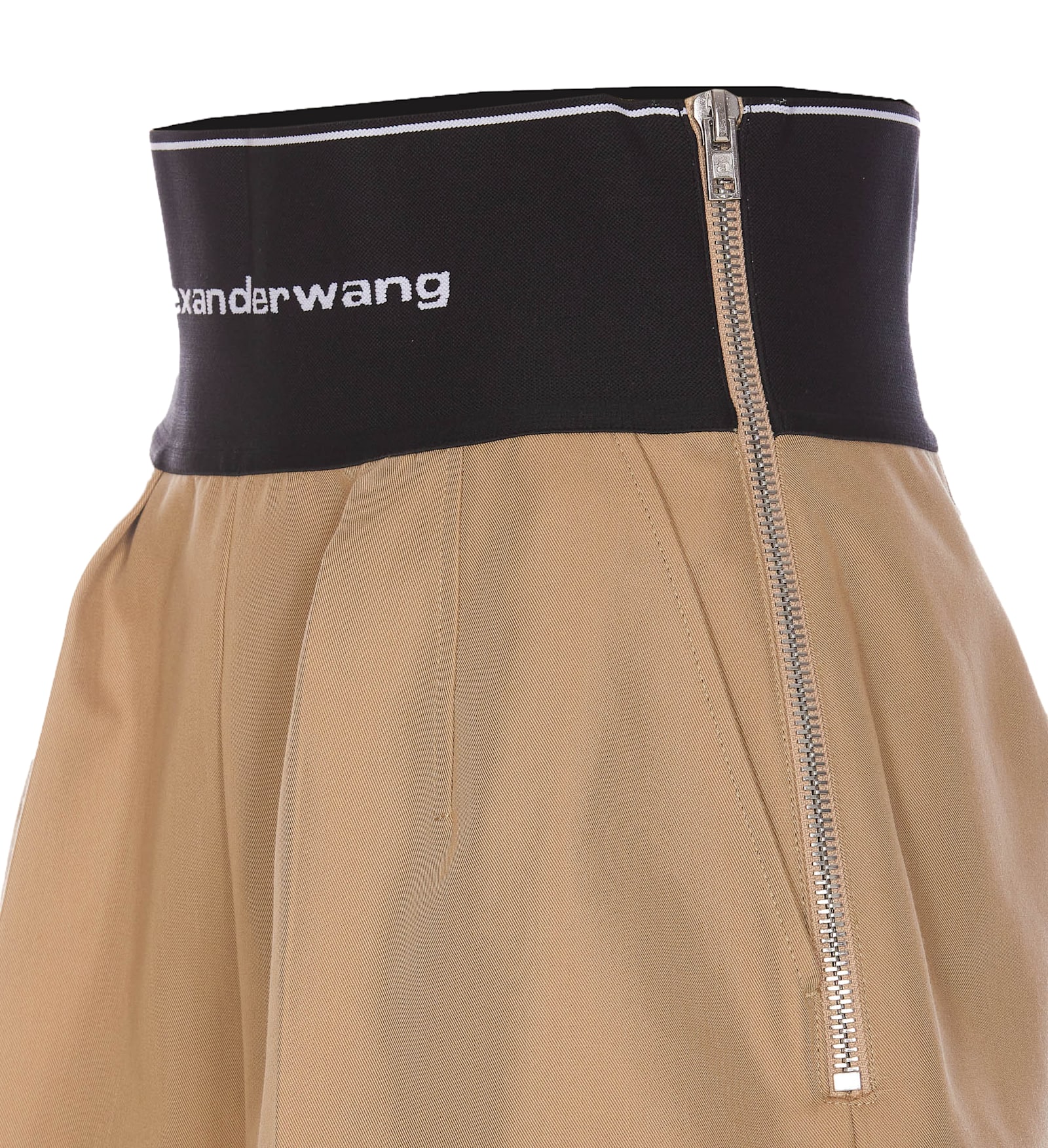 Shop Alexander Wang Safari Shorts In Beige