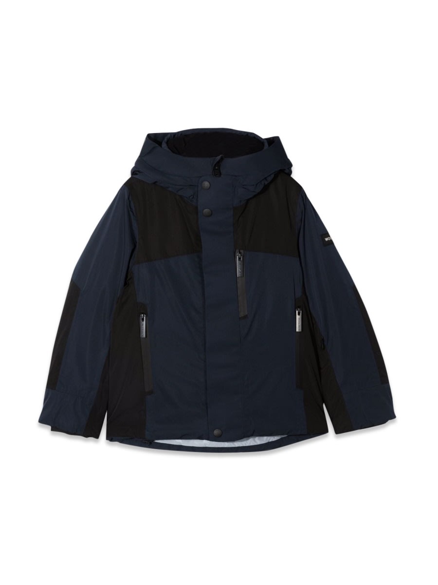 Woolrich Kids' Ski Jacket In Blue