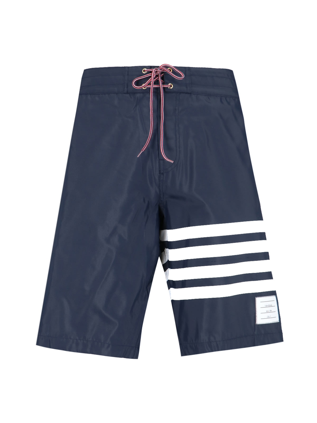 Shop Thom Browne 4-bar Swim Shorts In Navy