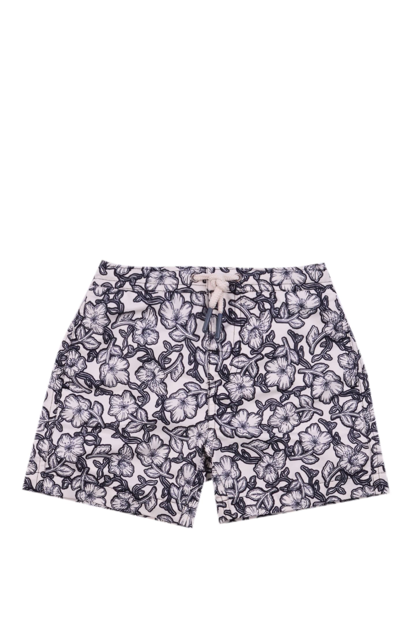 Bonpoint Ariel Printed Swim Trunks In Multicolor