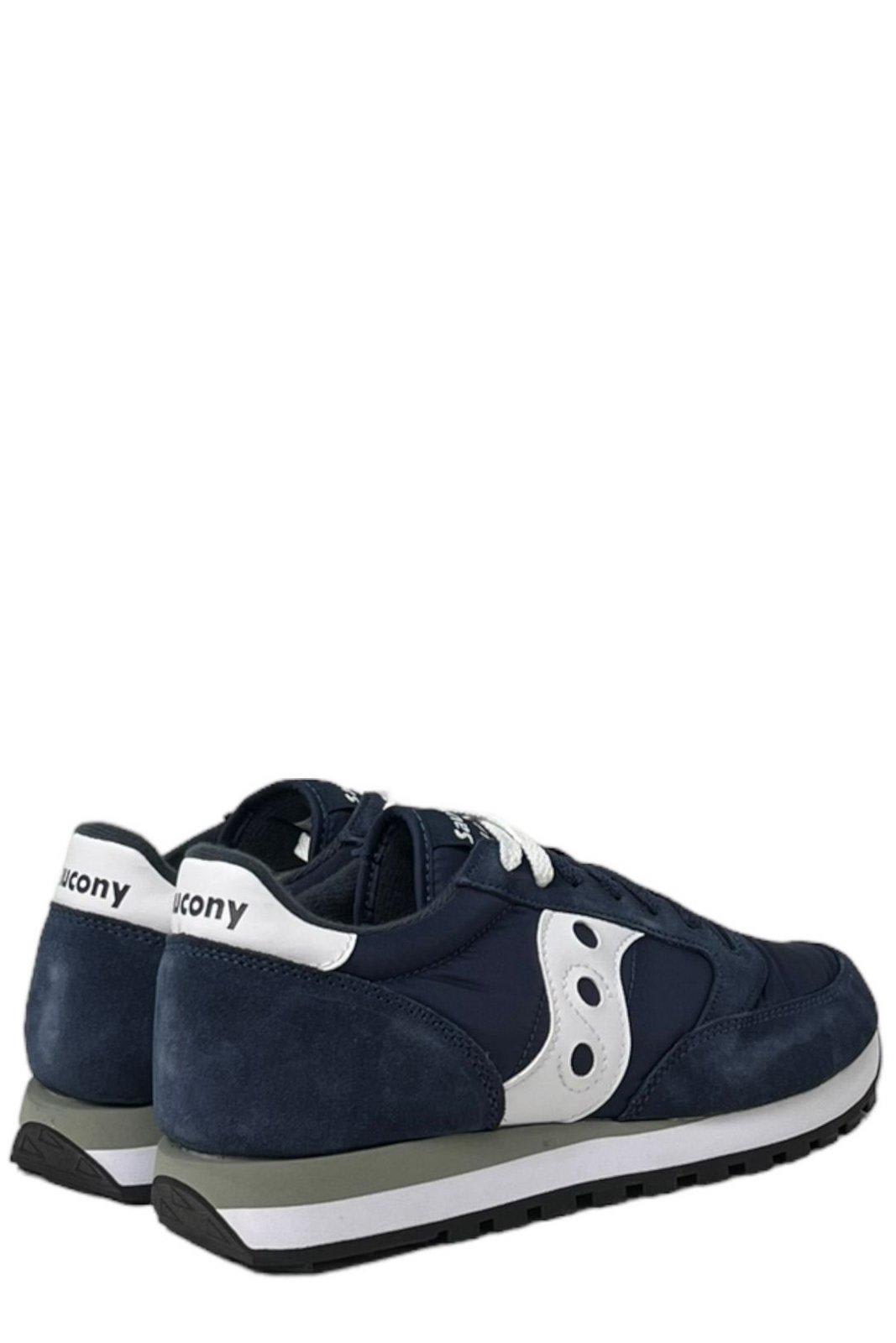 Shop Saucony Jazz Original Lace-up Sneakers In Navy/white