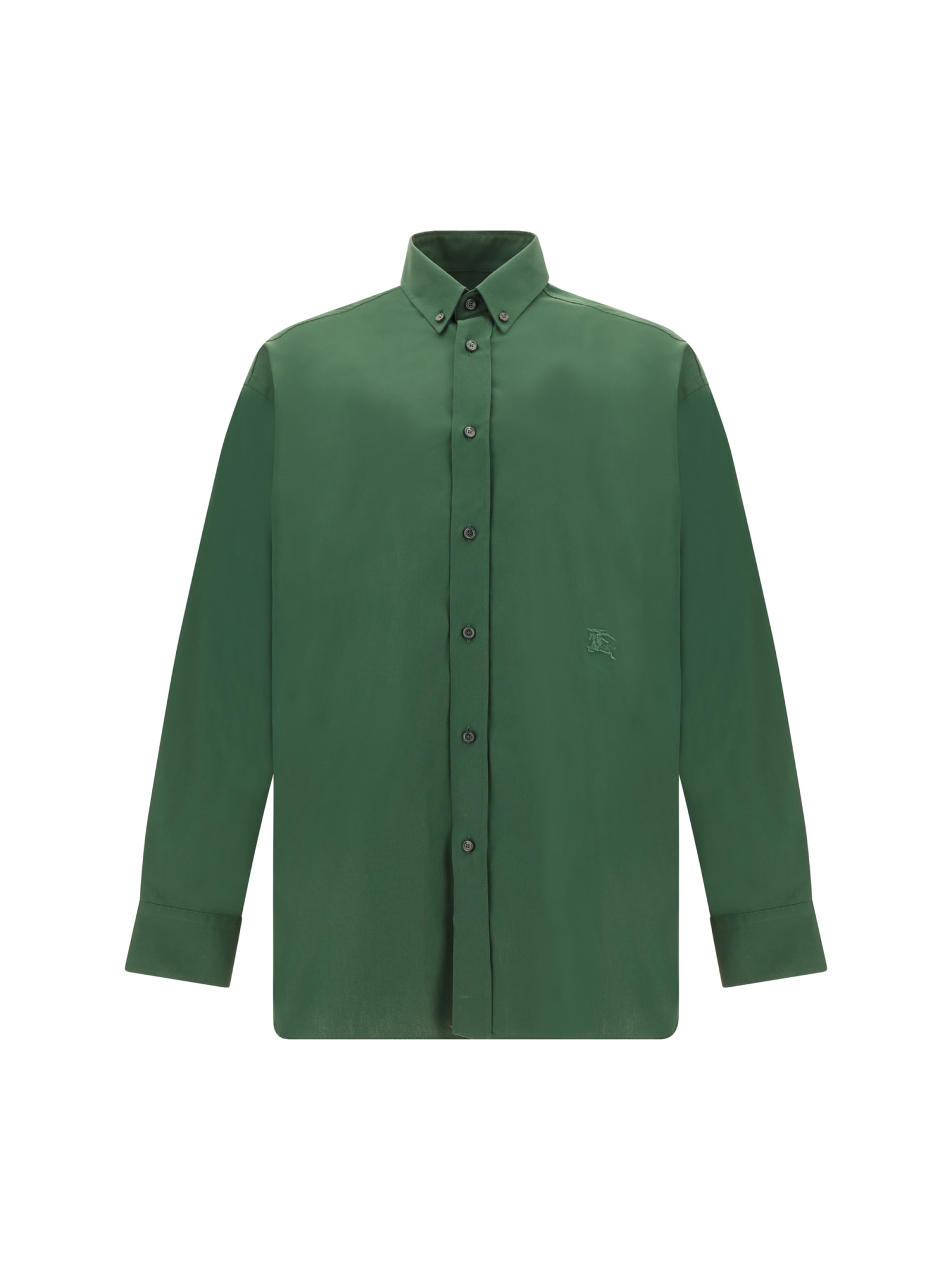 Shop Burberry Casual Shirts In Ivy