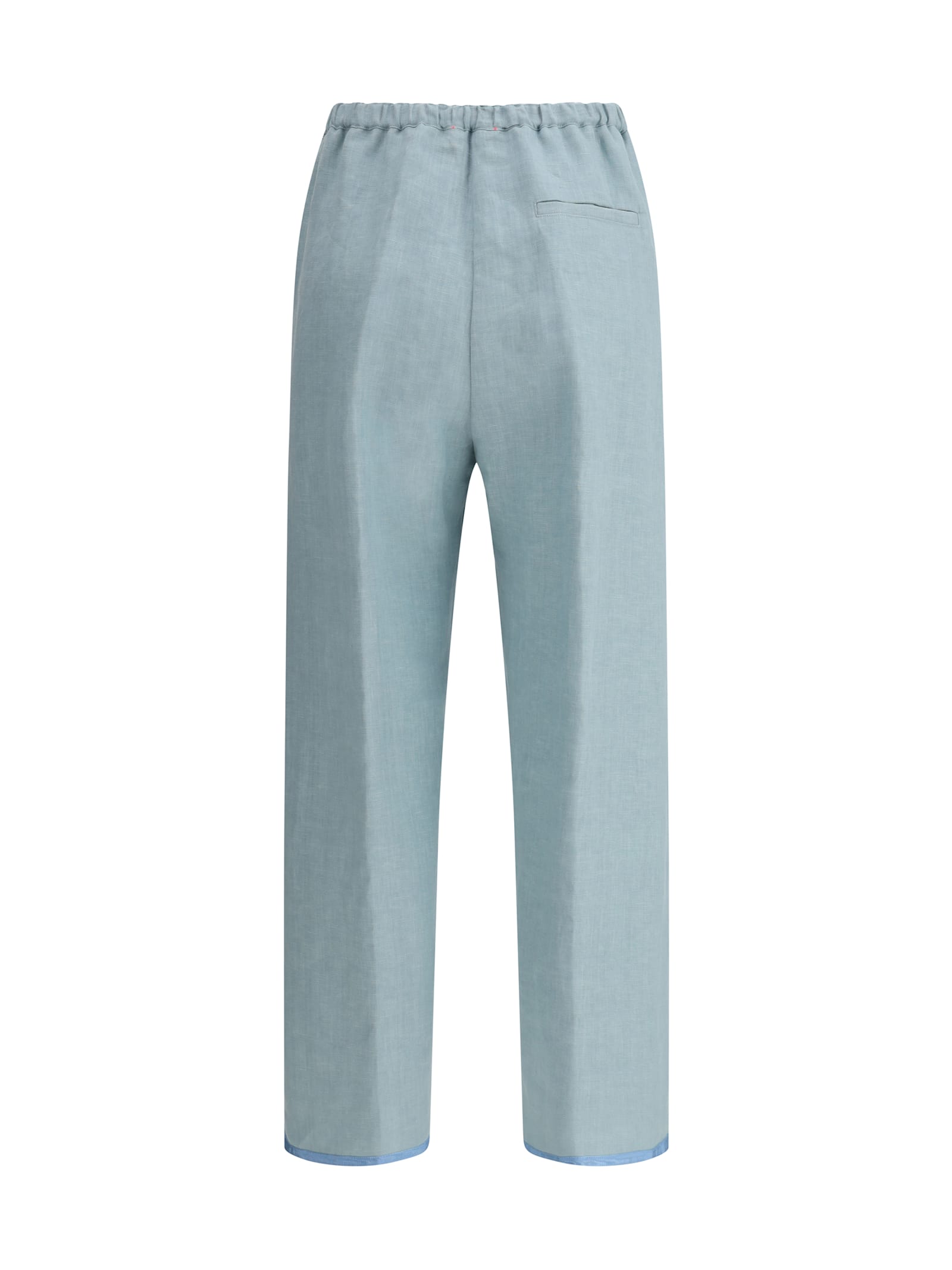 Shop Forte Forte Embroidered Linen Pants
