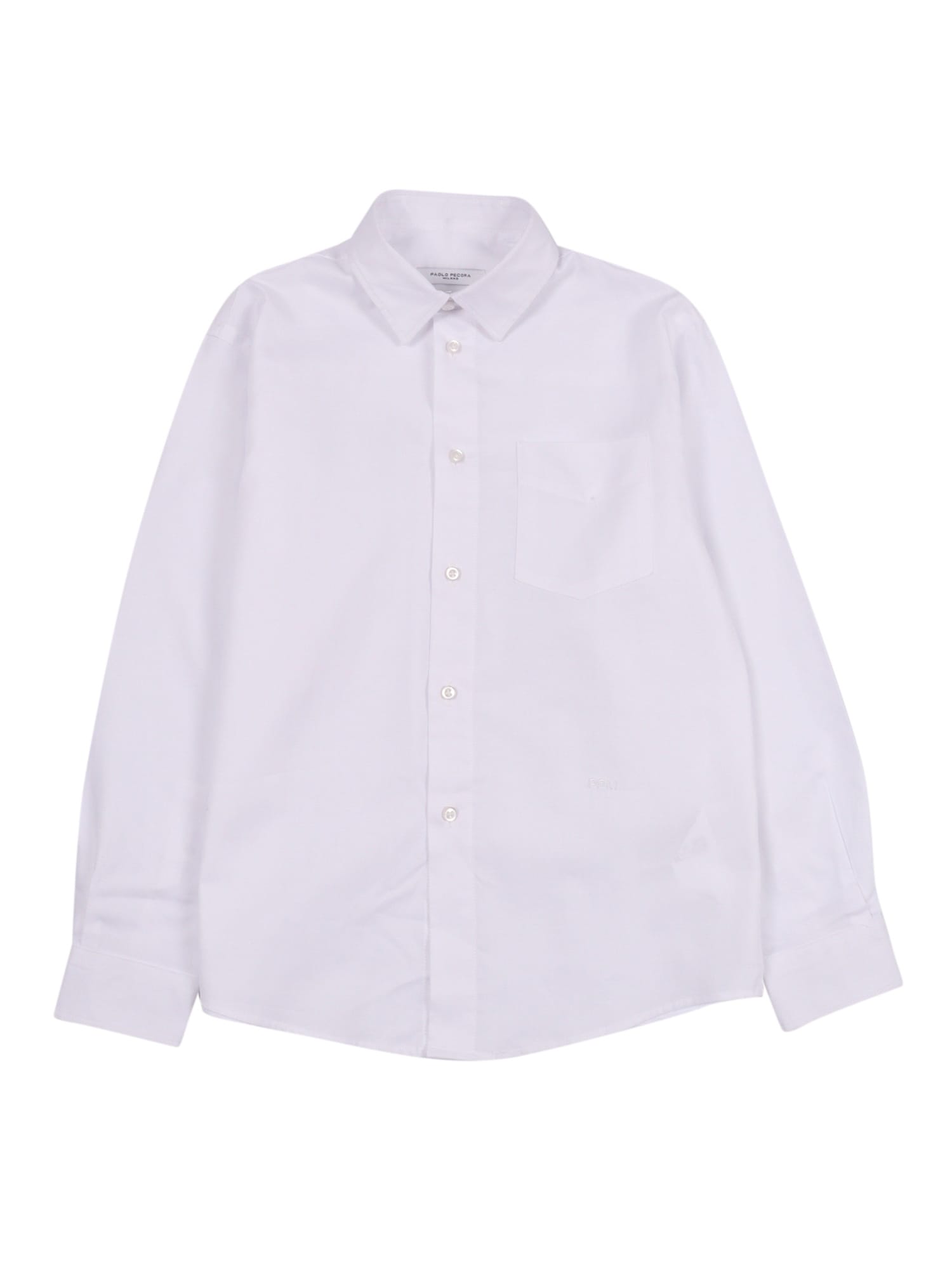 Paolo Pecora Kids' Shirt In White
