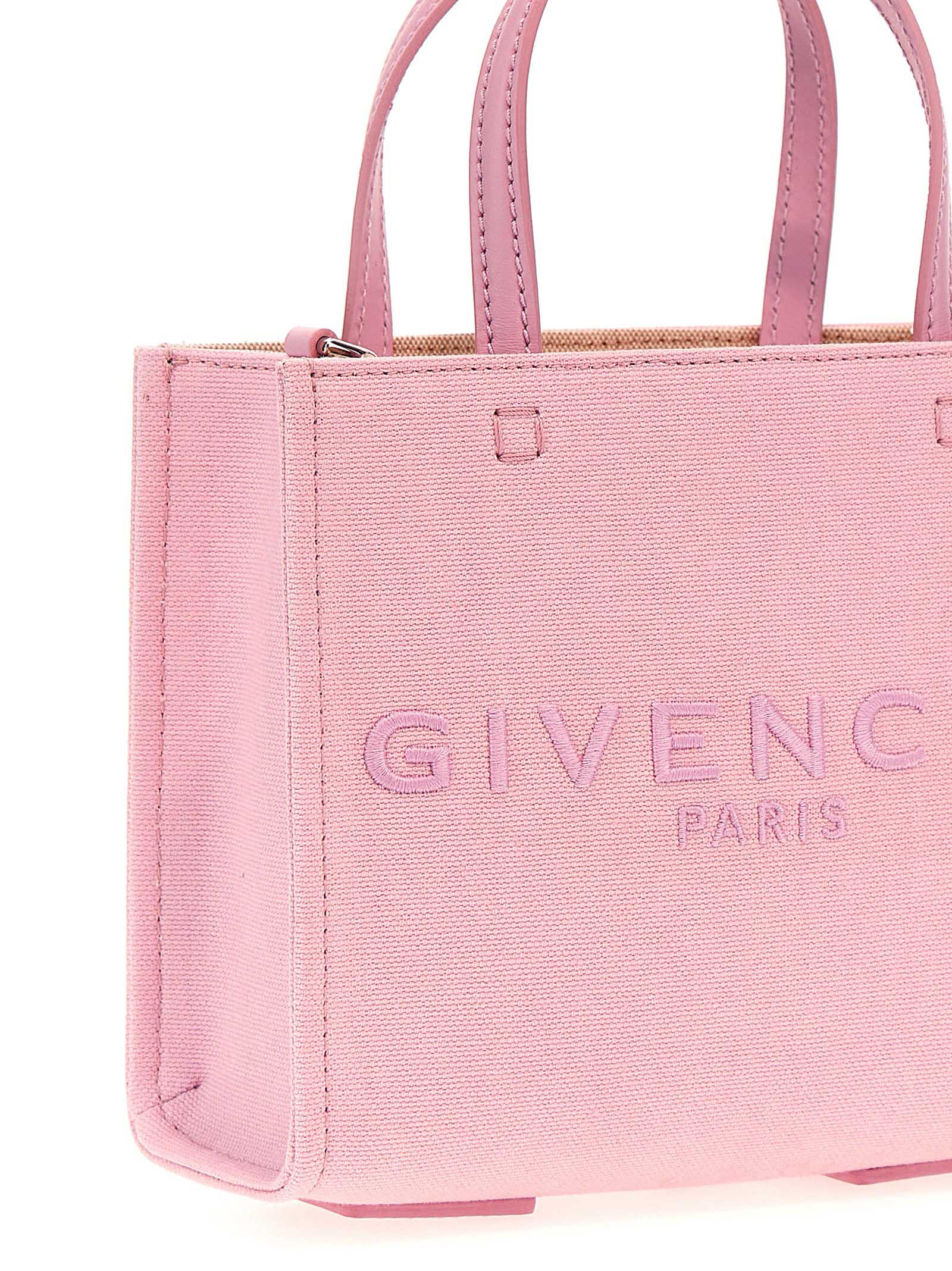 Shop Givenchy Mini G-tote Shopping Bag In Pink
