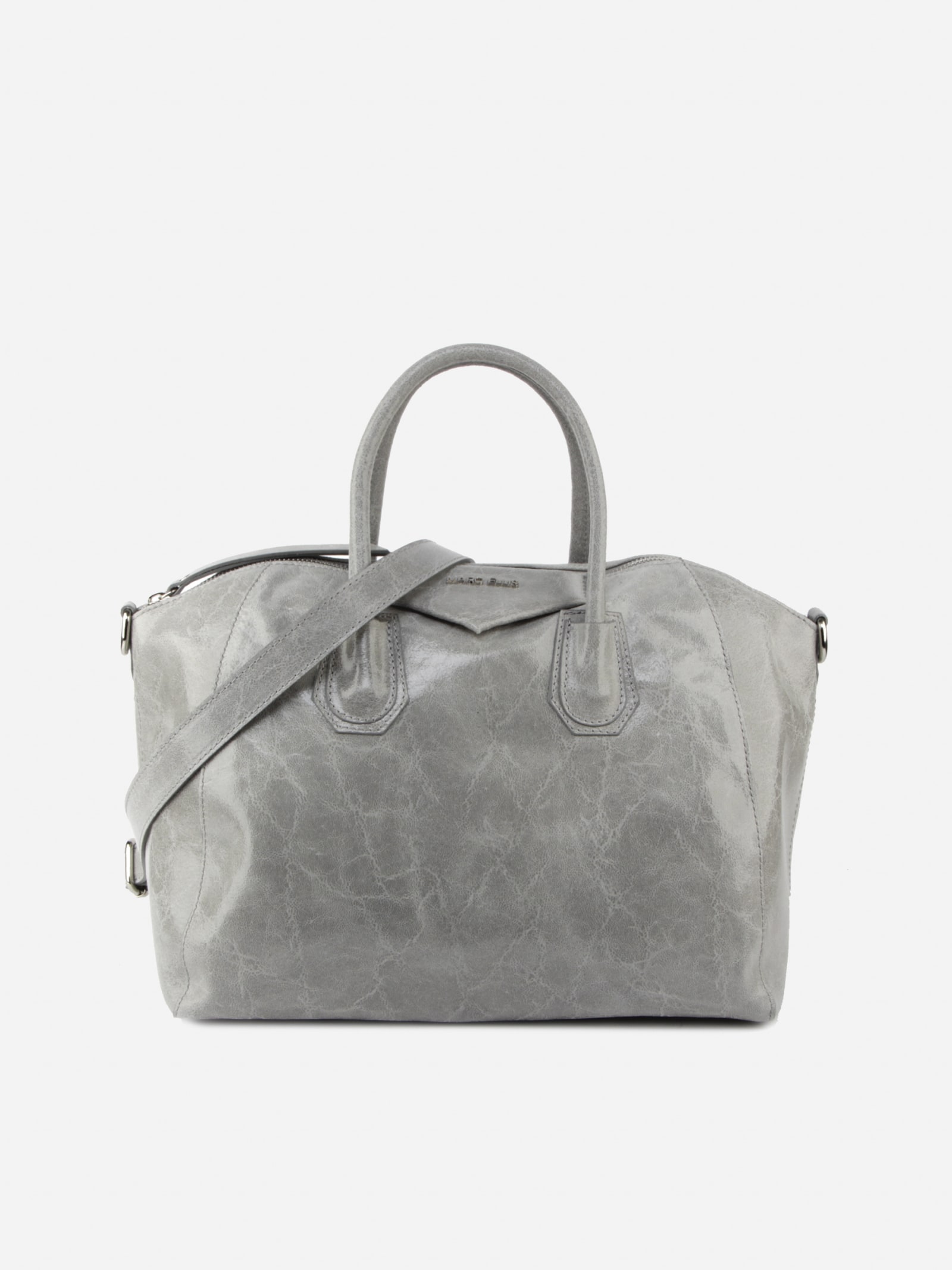 Marc Ellis Margaret M Bag In Leather With Metallic Logo