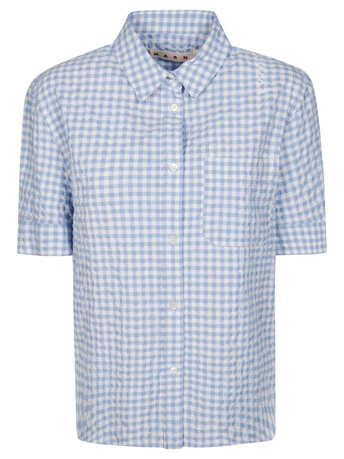 Seersucker Checked Shirt