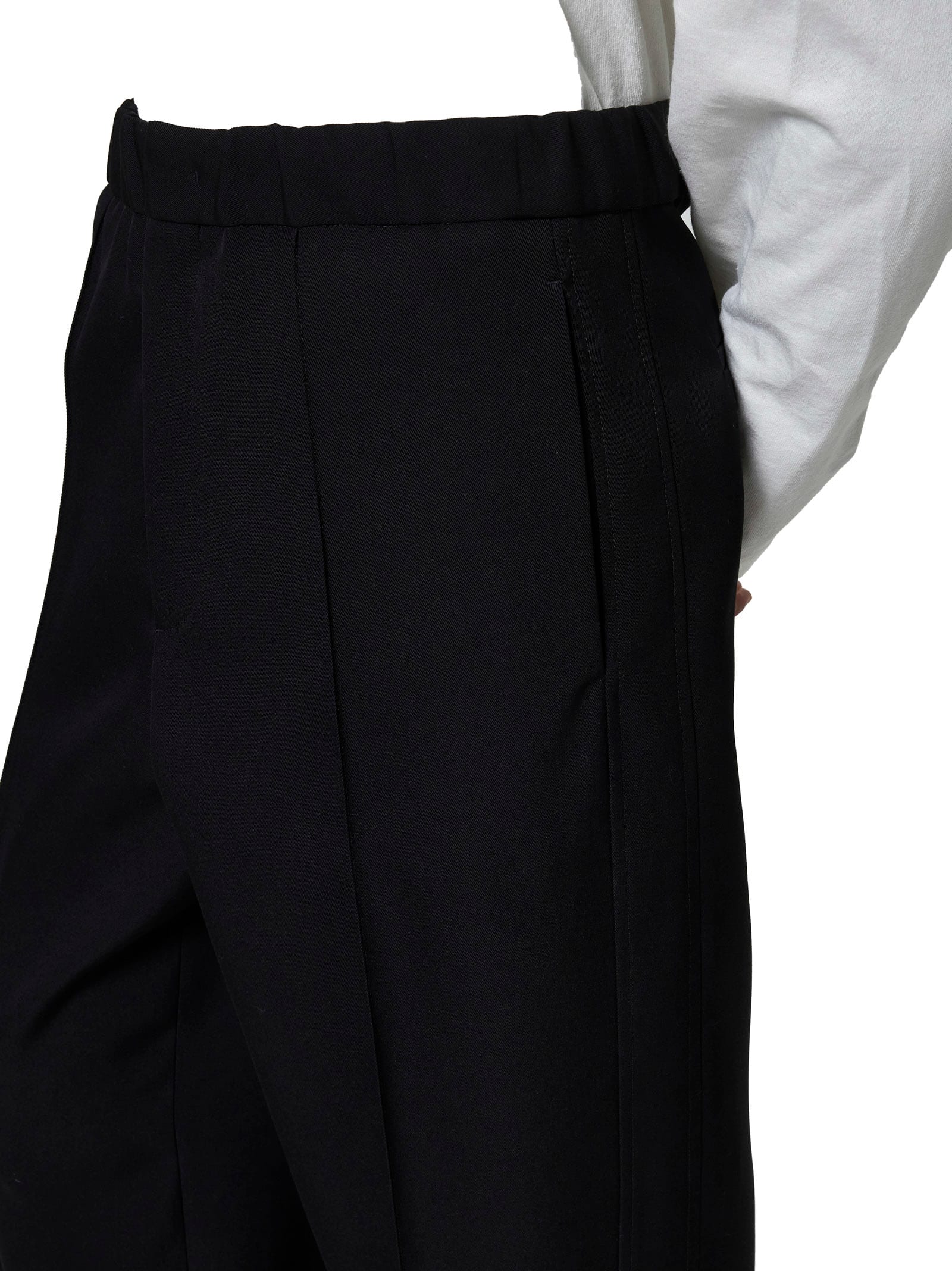 Shop Jil Sander Pants In Black