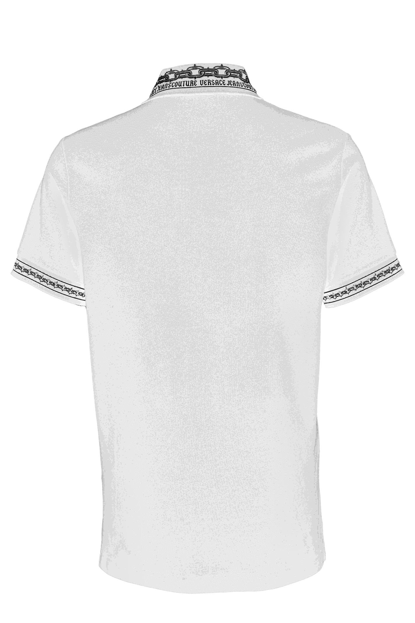 Shop Versace Jeans Couture Polo In White