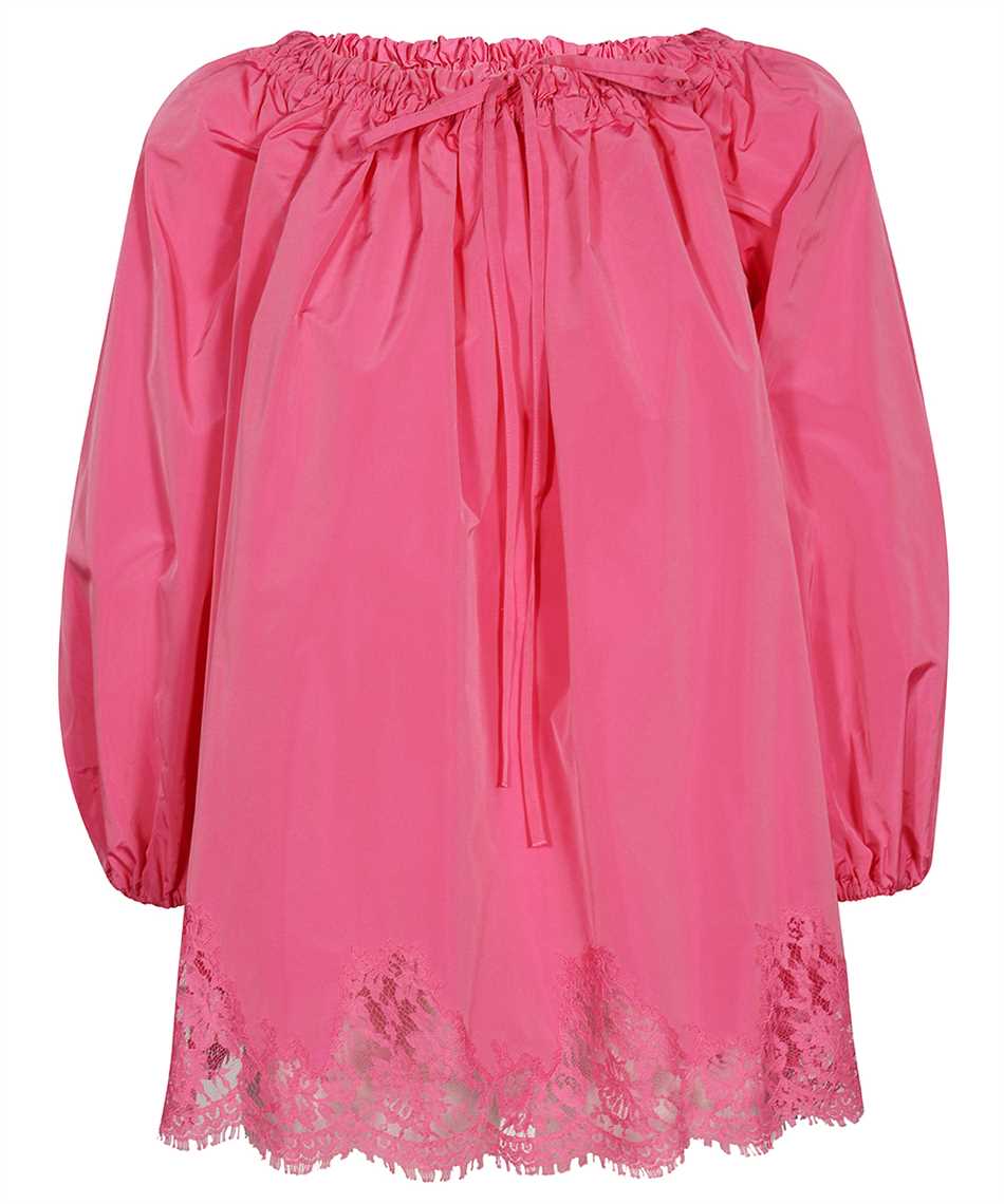 Ermanno Scervino Gathered Neckline Blouse In Pink