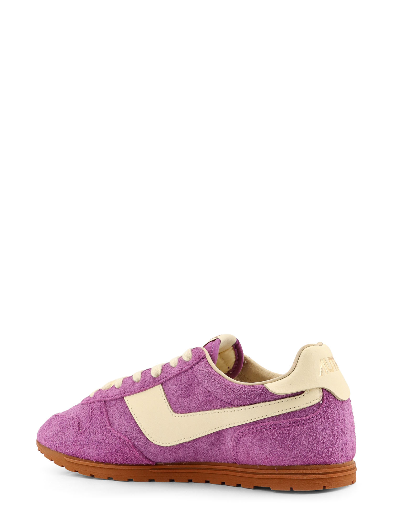 Autry Windspin Low-top Suede And Leather Sneakers In Purple