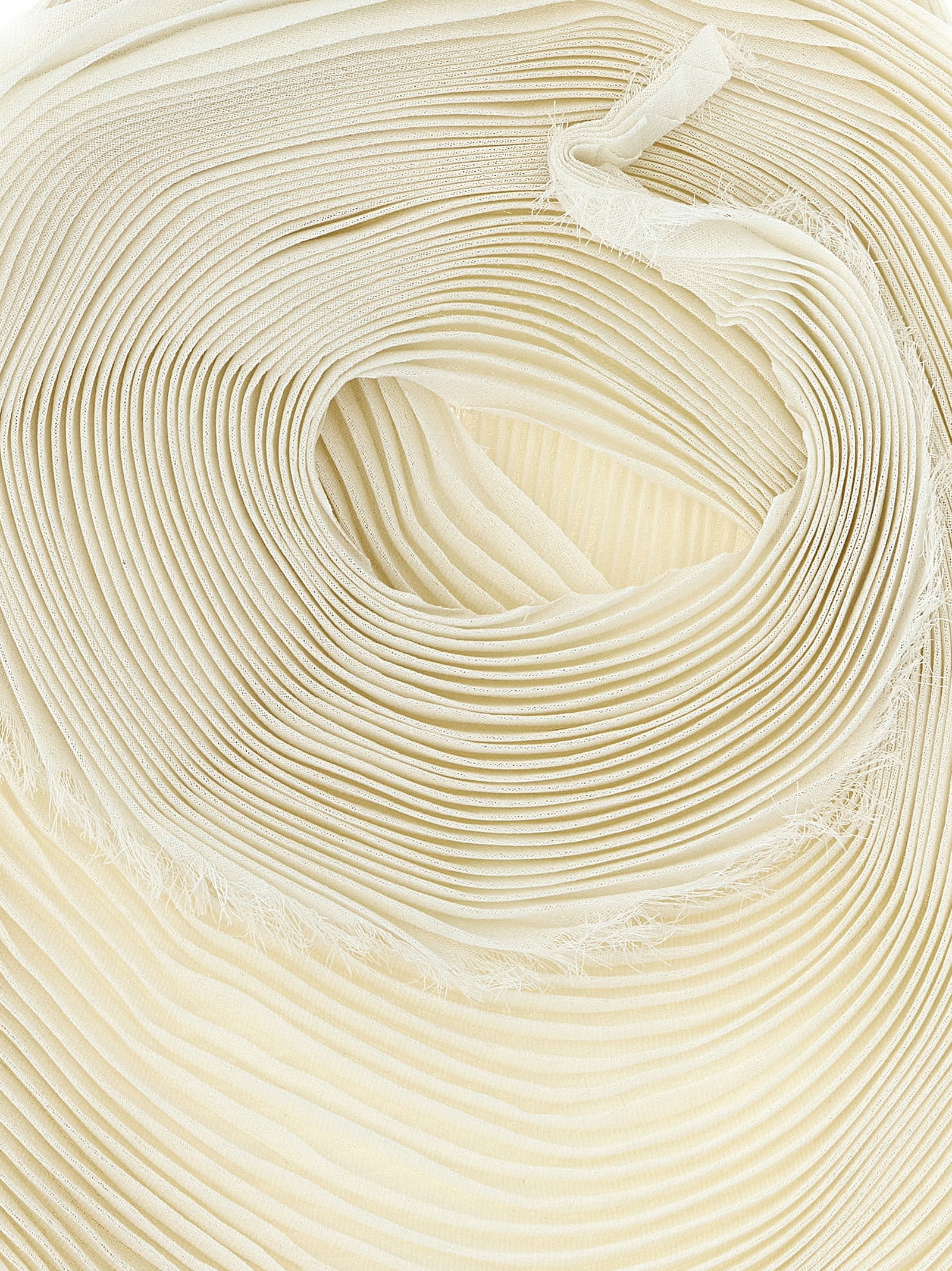 Issey Miyake Washi Pleats Scarves And Foulards White In Neutral
