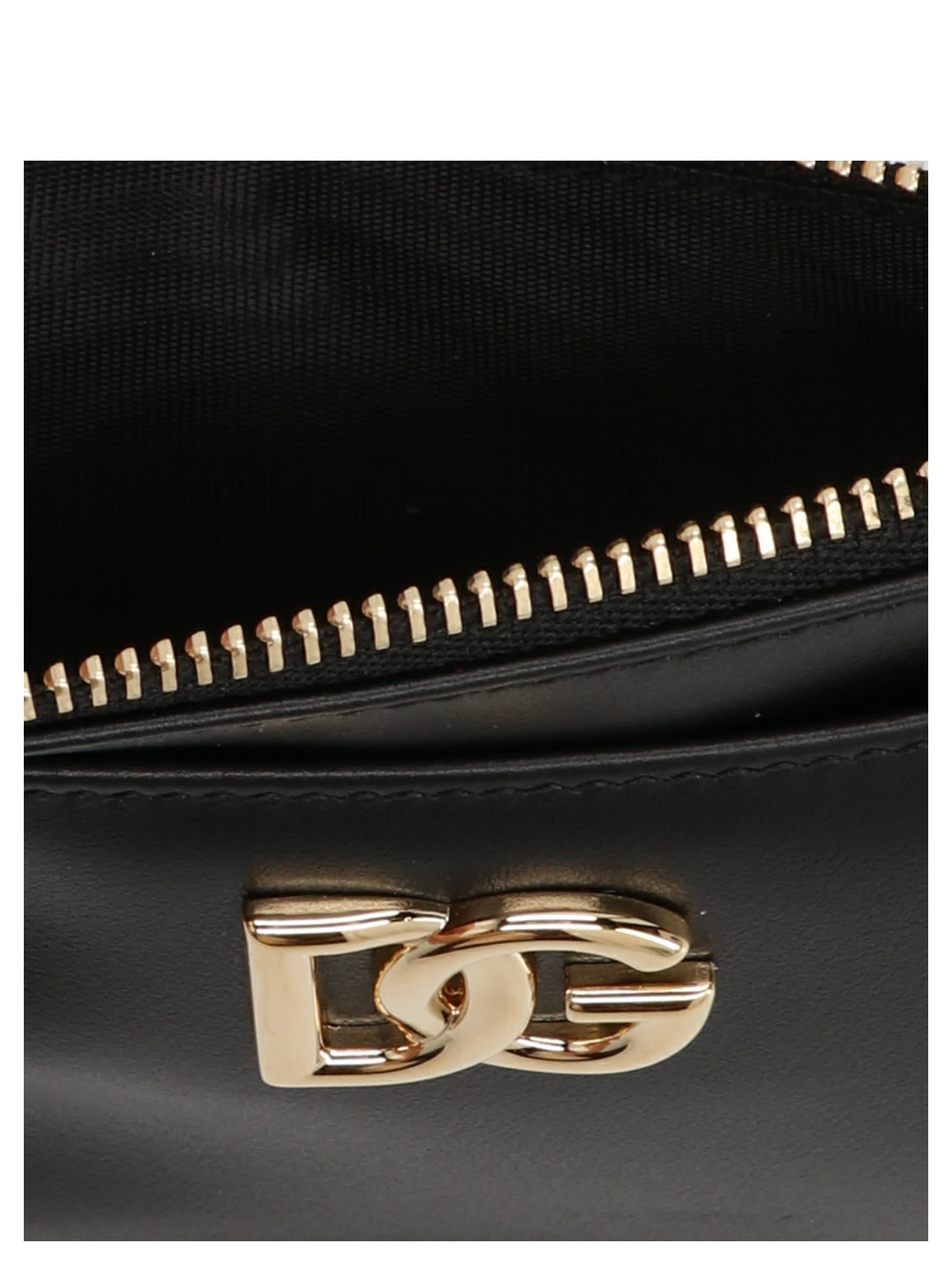 Shop Dolce & Gabbana Capri Card Holder In Black