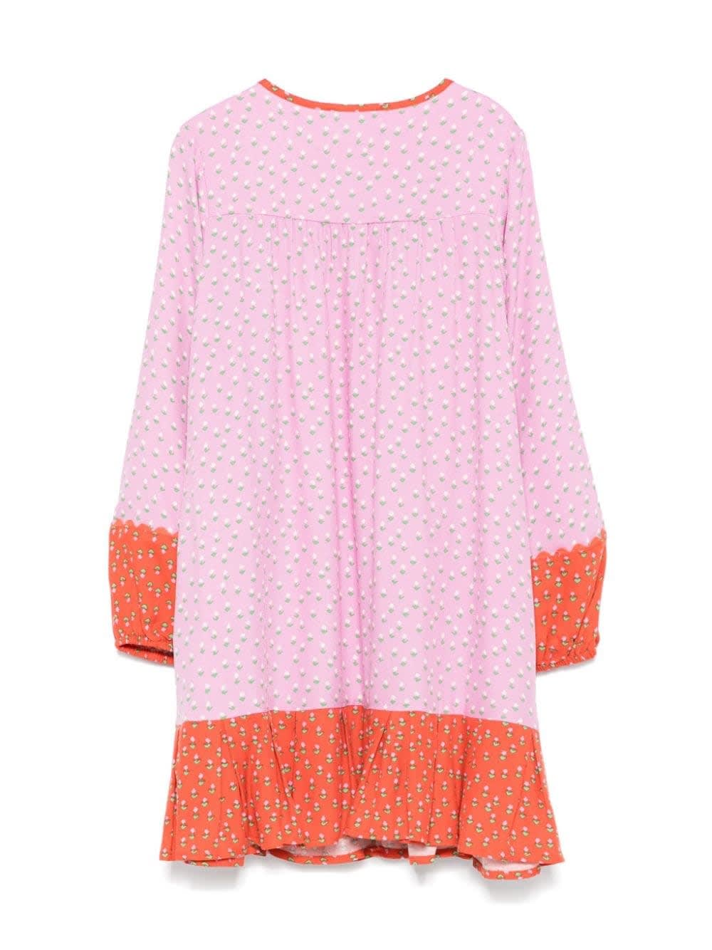 Shop Stella Mccartney Abito A Fiori In Pink