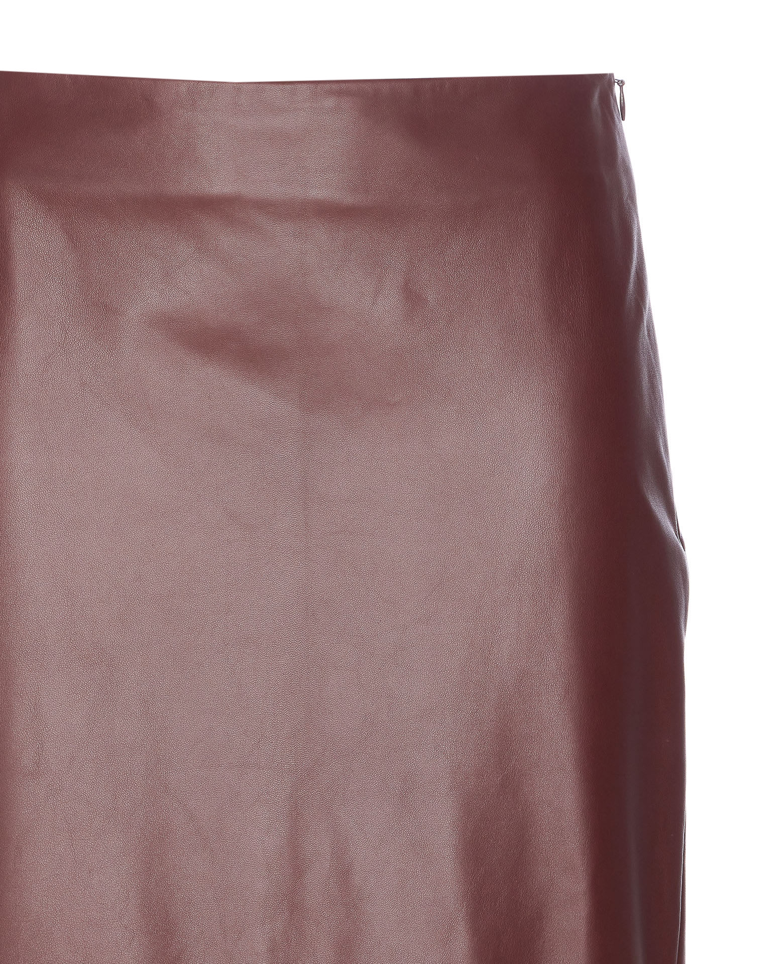 Brunello Cucinelli Column Long Skirt In Red
