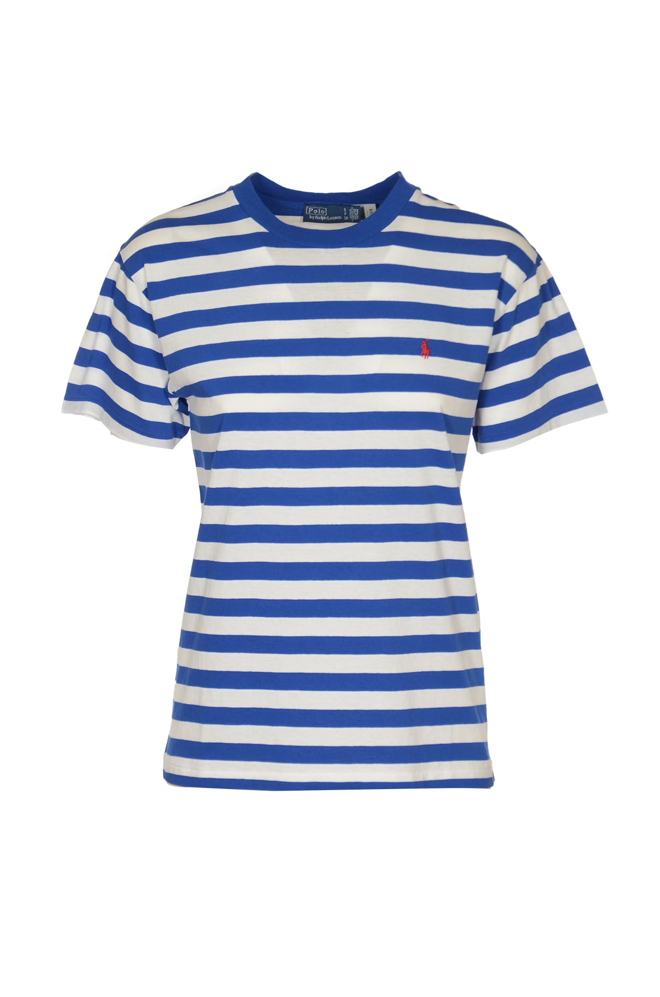 Stripe Logo Embroidered T-shirt