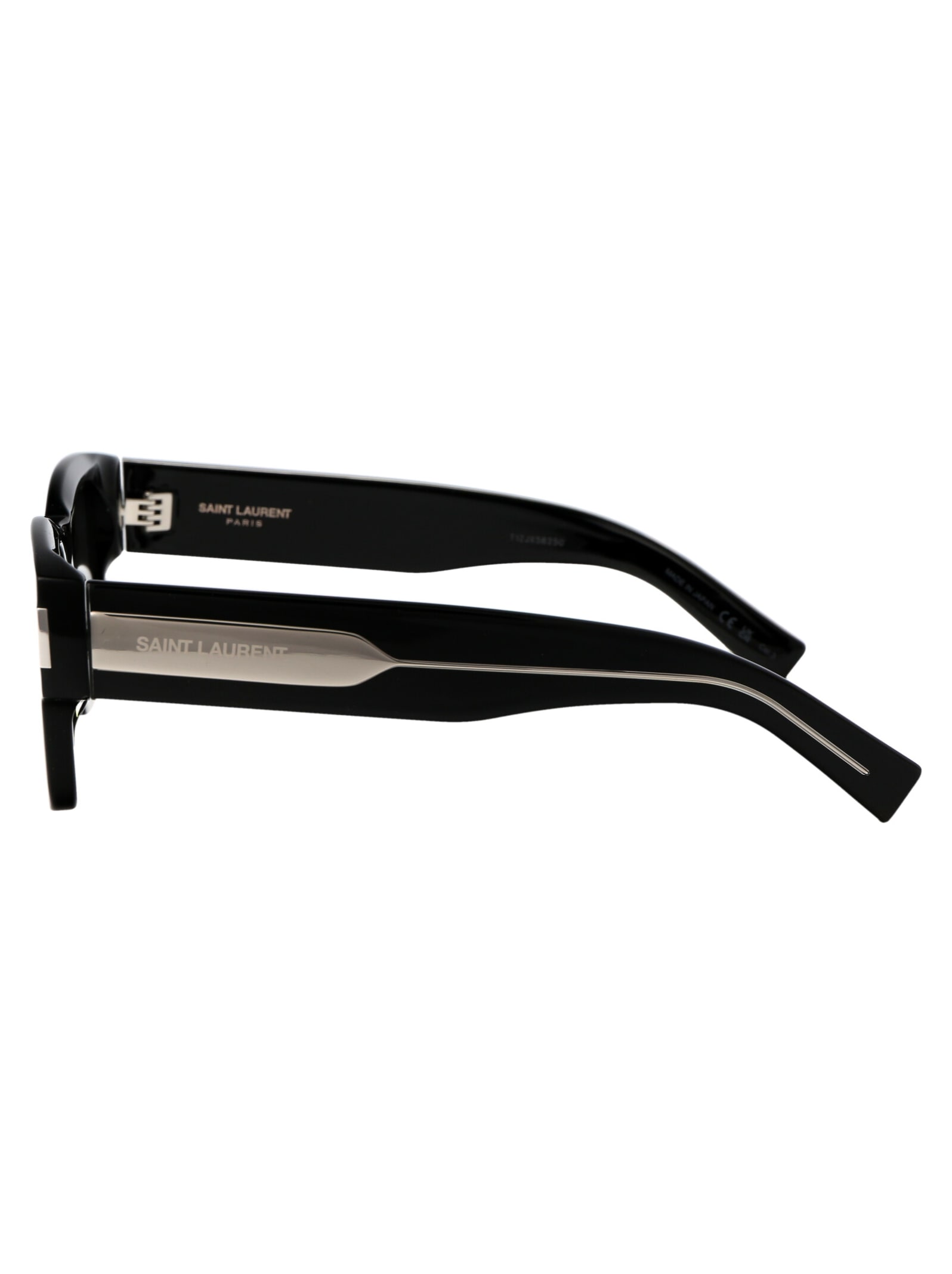 Saint Laurent Black Sl 617 Sunglasses In Black