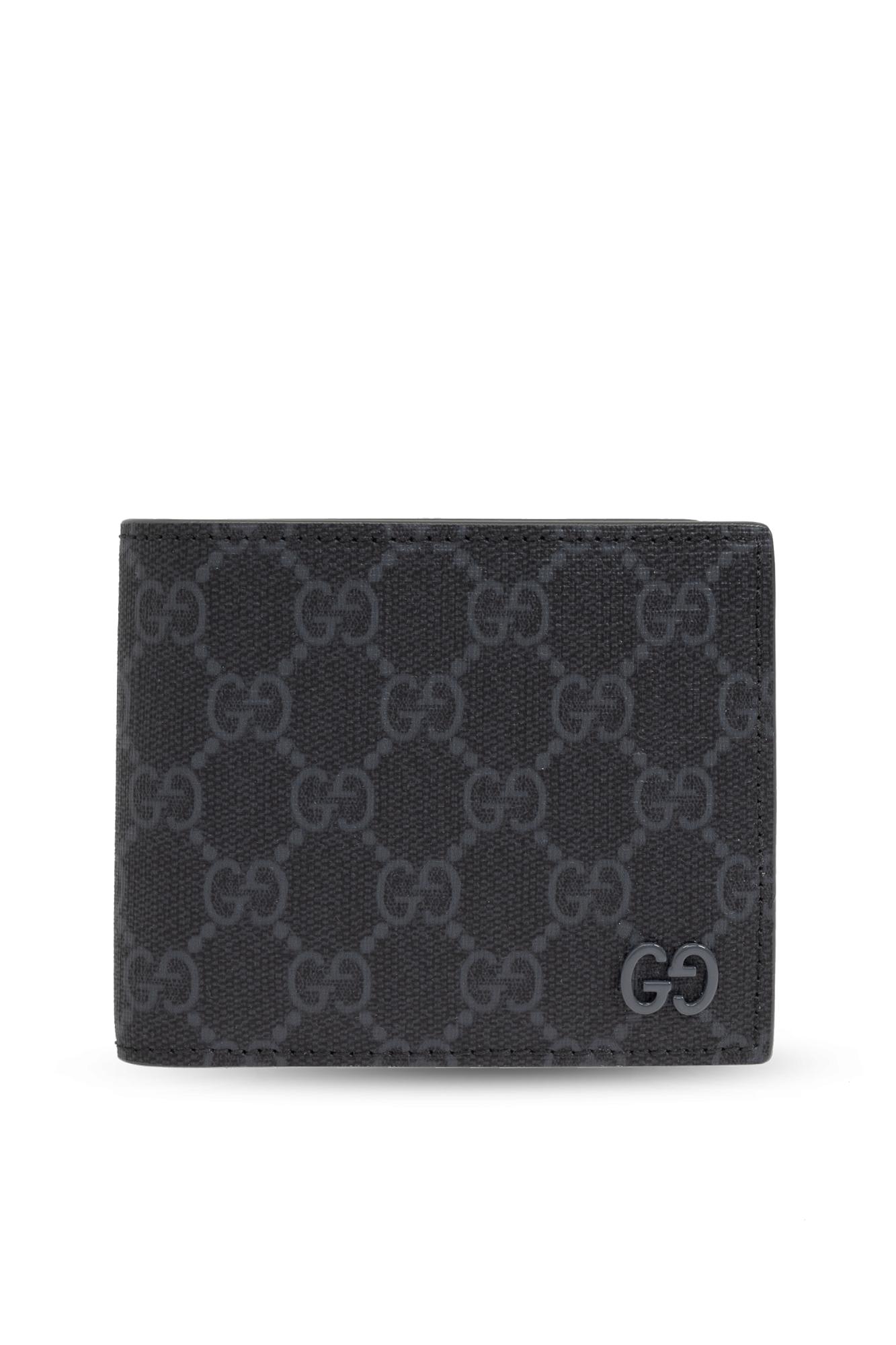 Gucci Wallet Made Of Gg Supreme Canvas In Black
