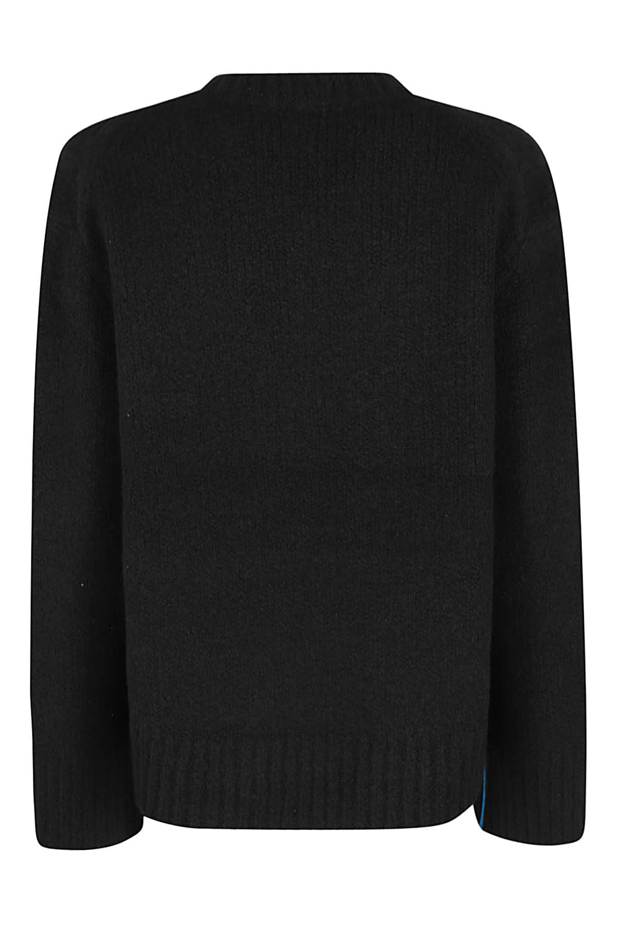 Shop Helmut Lang Textured Crew In Black