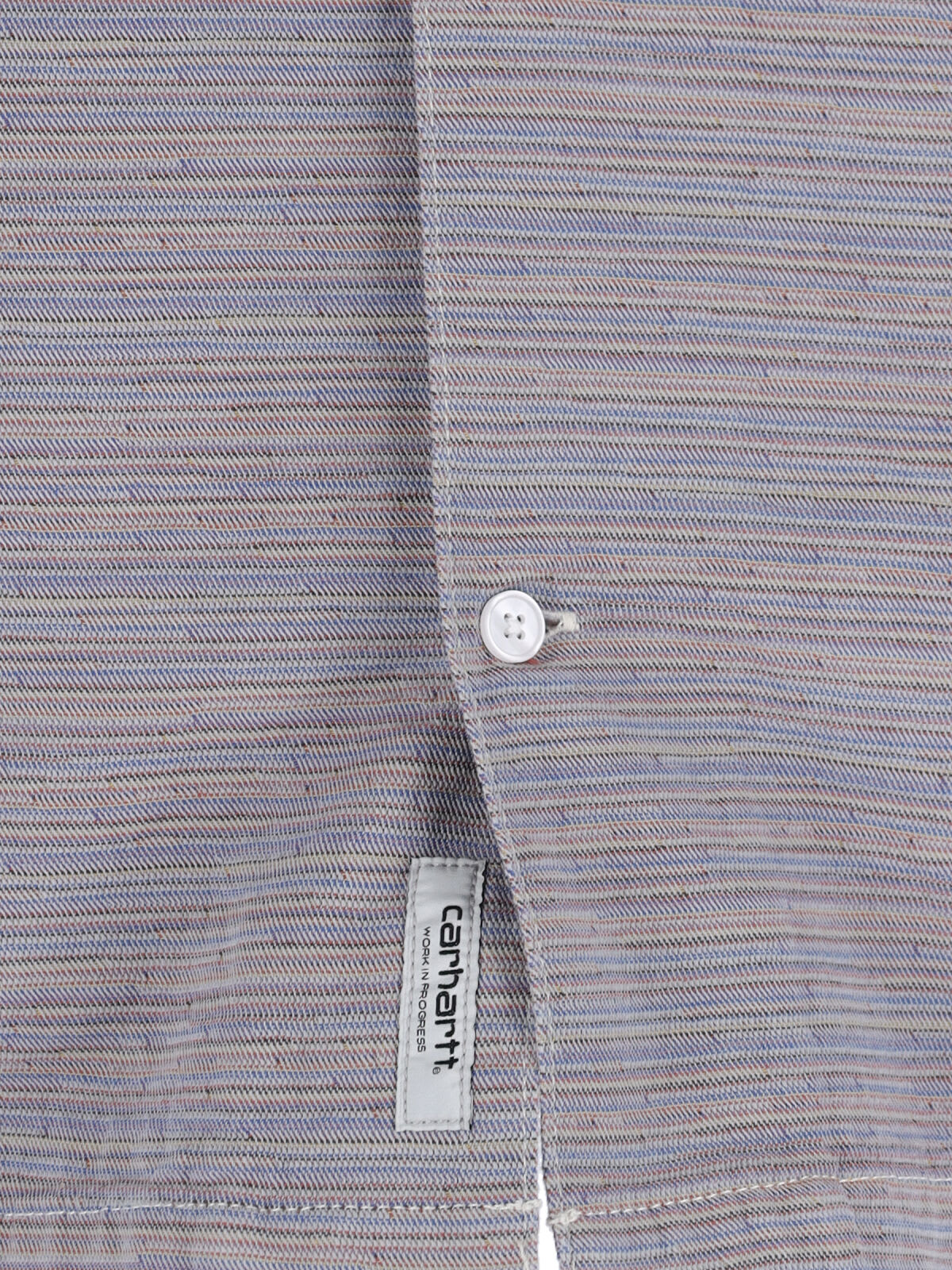 Carhartt Mens Gellar Stripe Multicolor Gellar Striped Short-sleeve Cotton Shirt Xl In Gray