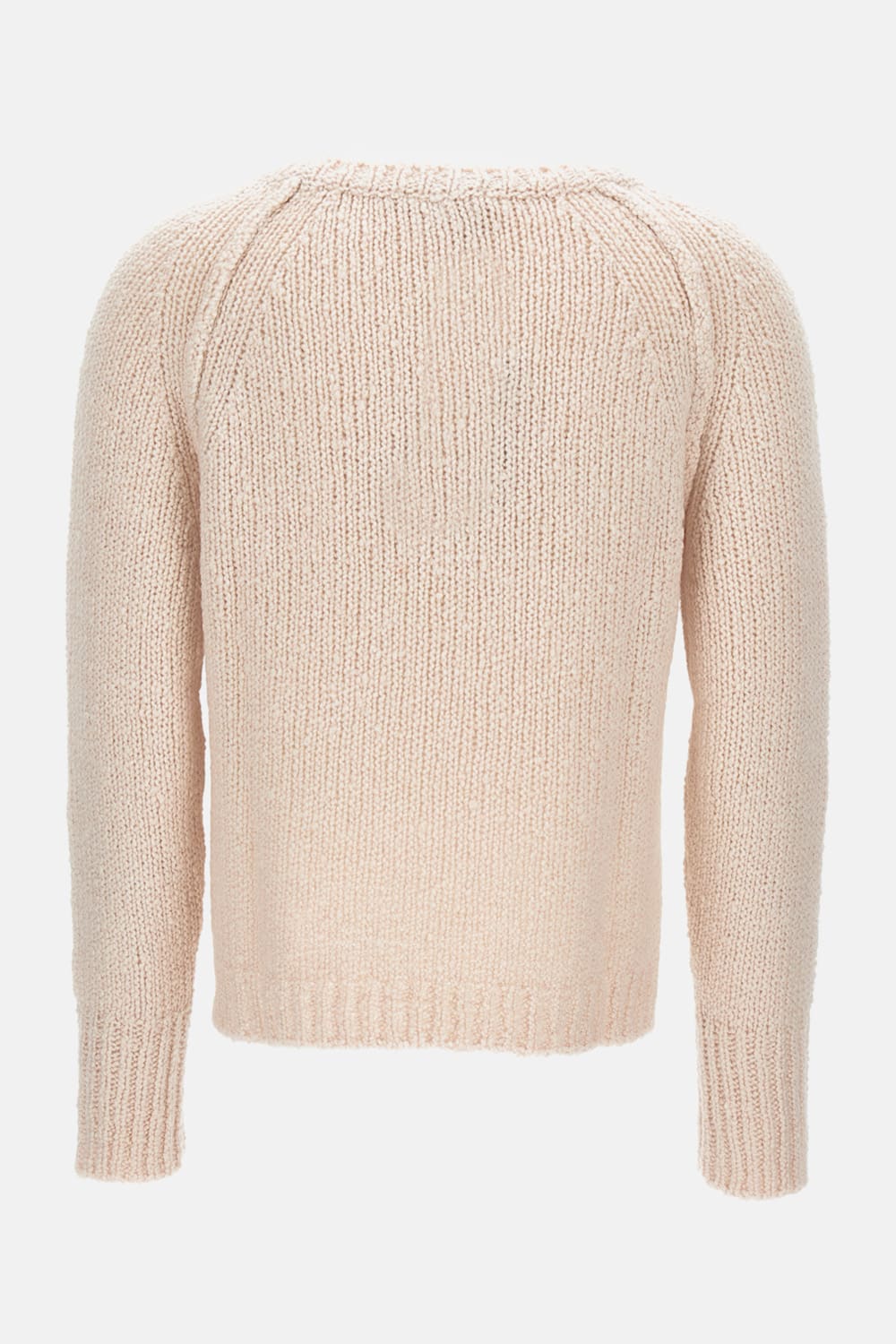 Drumohr Raglan-sleeve Ribbed Sweater In Neutral