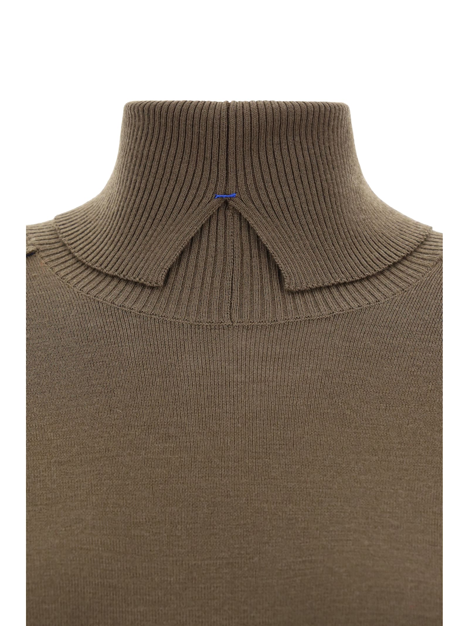 Shop Burberry Turtleneck Sweater In Military