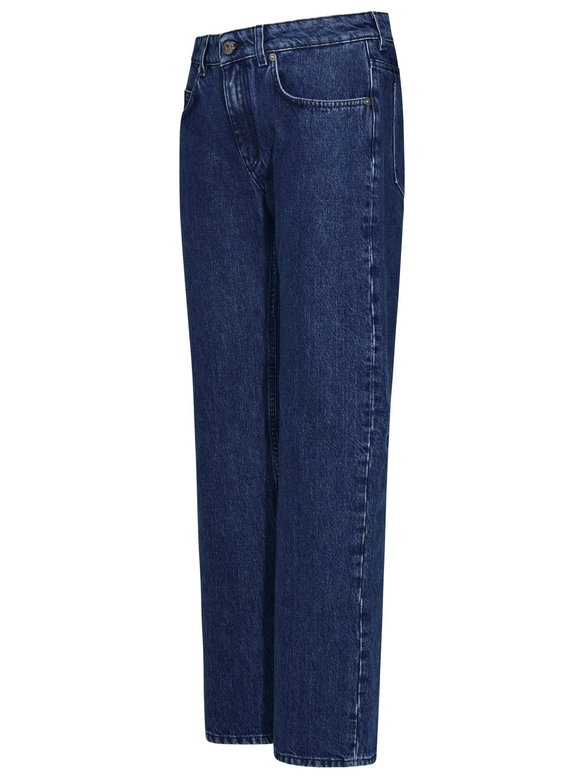 Shop Off-white 90s Blue Cotton Jeans
