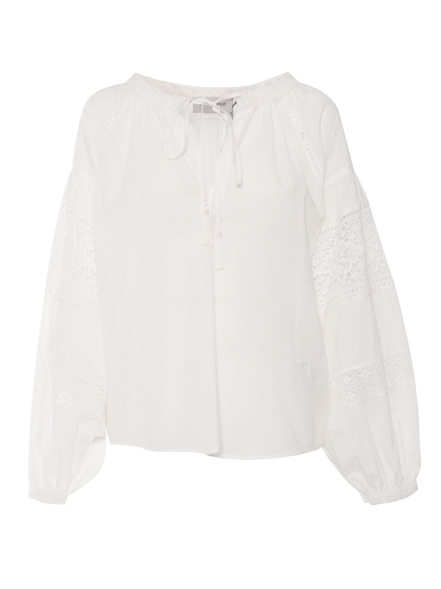 White Shirt With Lace