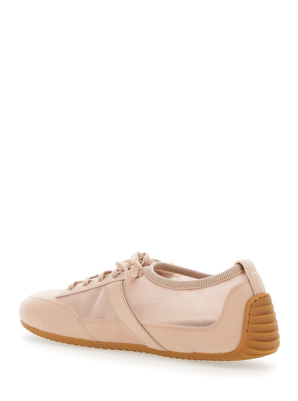 Givenchy Pink Sneaker With Logo Lettering On The Side In Fabric Woman In Pink